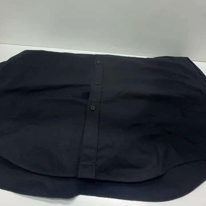 Balenciaga Balenciaga Black Loose Short Sleeve Shirt 0079-2507 Size US M / EU 48-50 / 2 - 8 Thumbnail