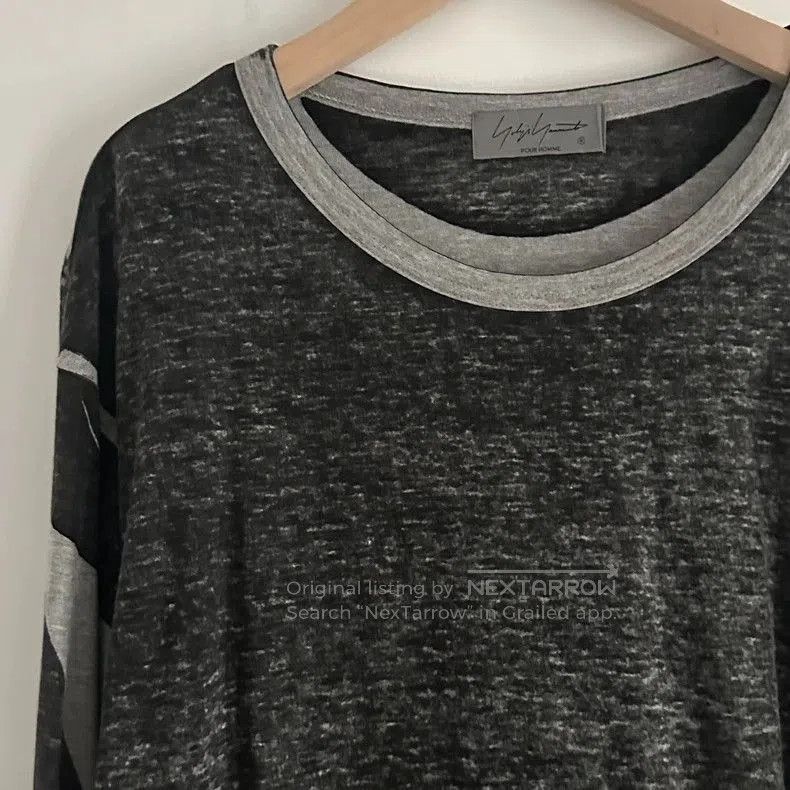 Yohji Yamamoto Yohji Yamamoto Cold Dye Long Sleeve T-shirt Size US M / EU 48-50 / 2 - 2 Thumbnail