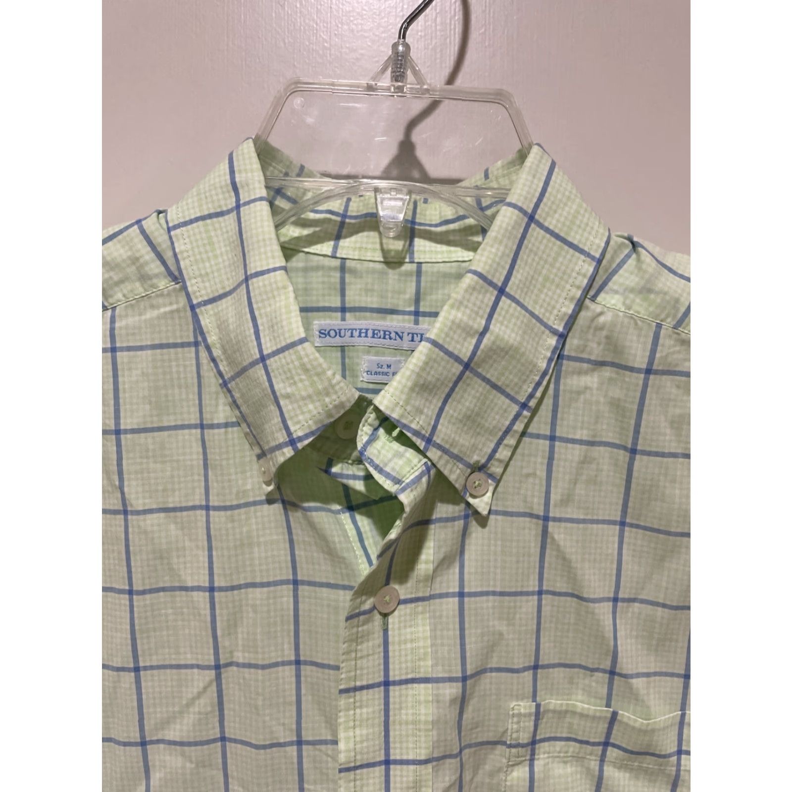 Southern Tide Southern Tide Long Sleeve Button Down Shirt Classic Fit Blue Green Plaid Men’s M Size US M / EU 48-50 / 2 - 2 Thumbnail