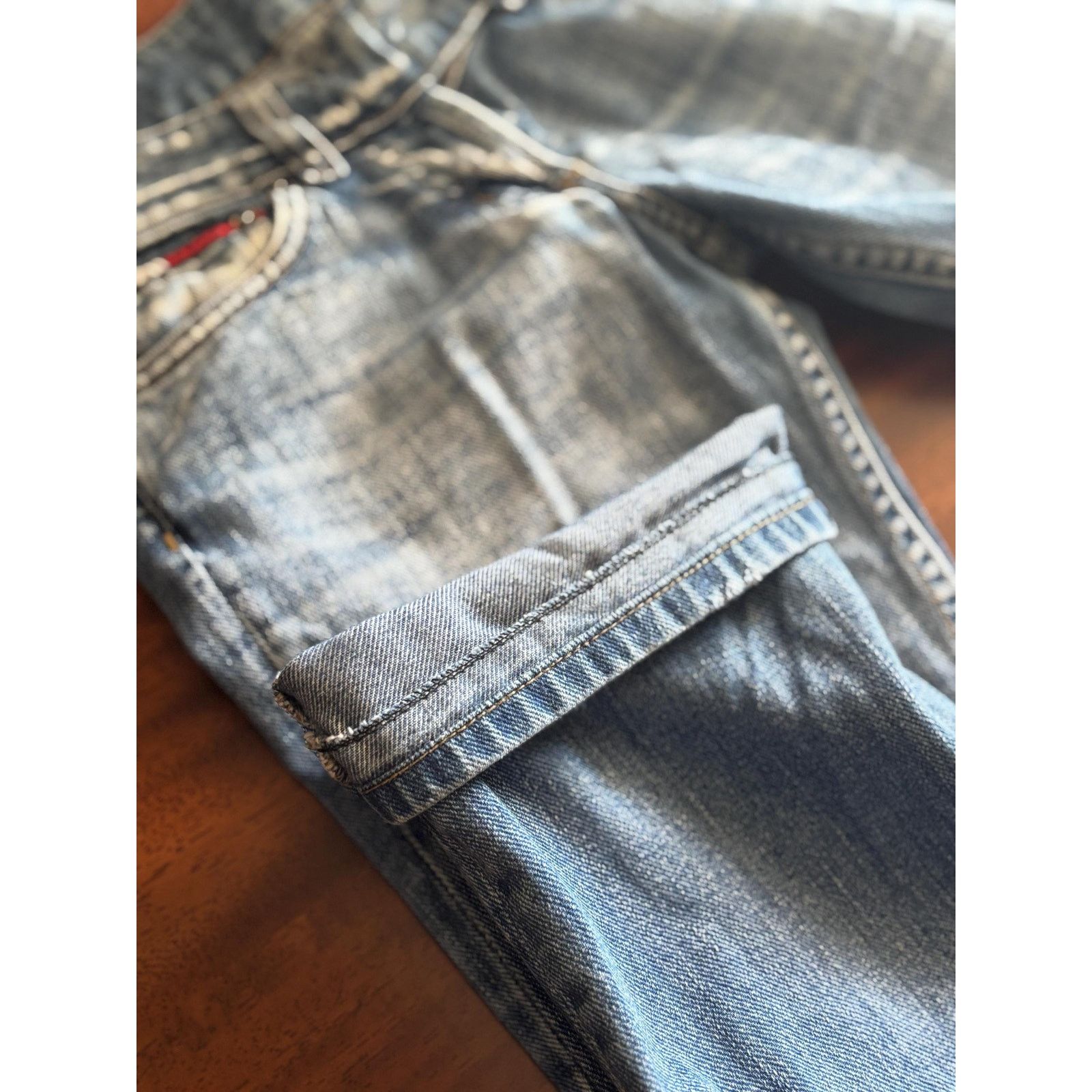 Tommy Hilfiger Tommy Hilfiger Jeans W26 L34 2000s Distressed Y2K Denim Size US 26 / EU 42 - 8 Thumbnail