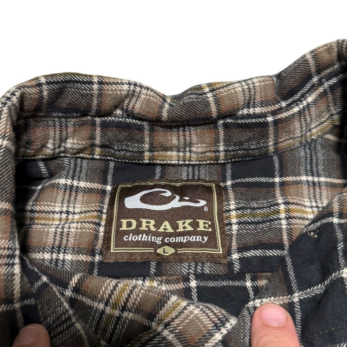 Drake Drake Waterfowl Autumn Long Sleeve Plaid Flannel Men's L Size US L / EU 52-54 / 3 - 4 Thumbnail