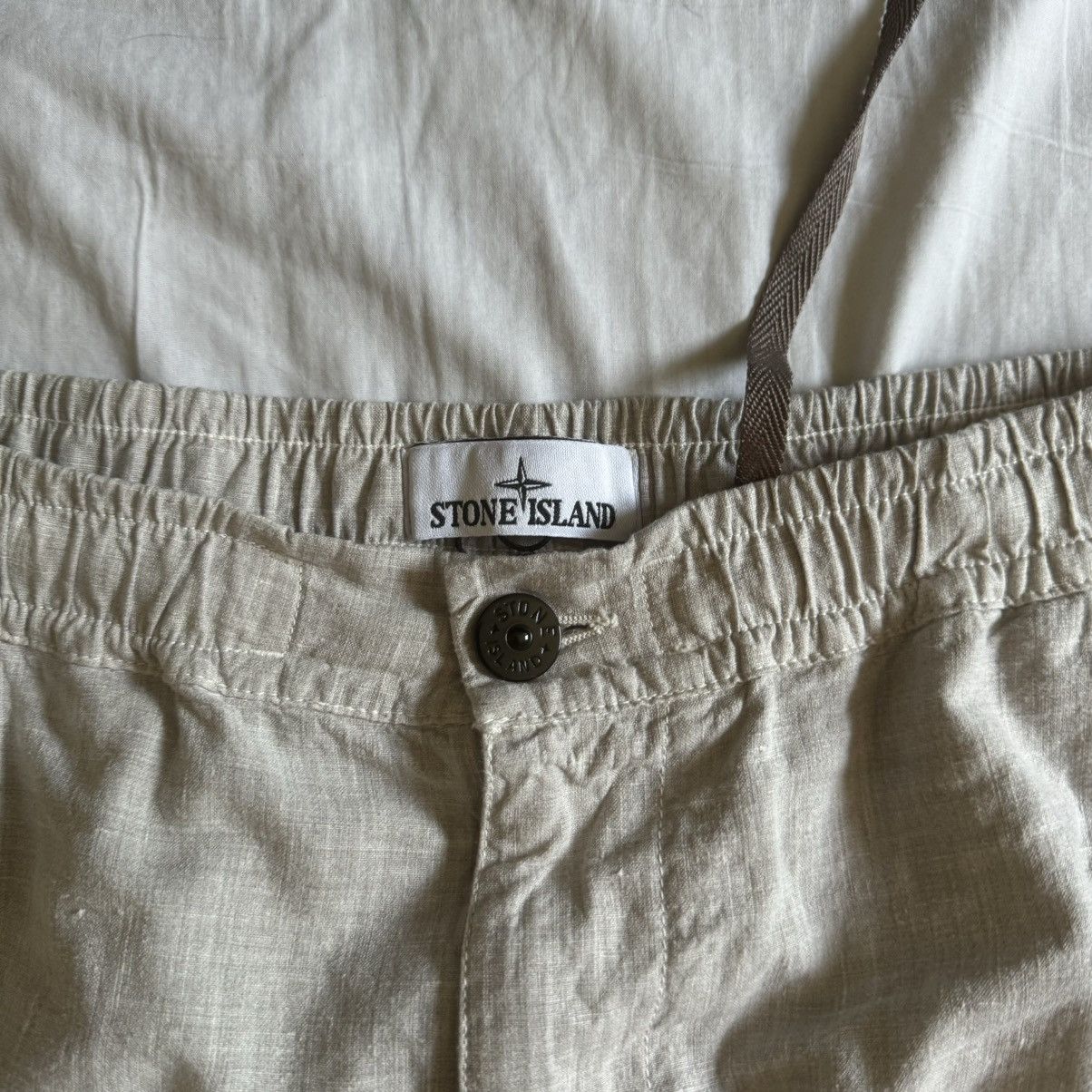 Stone Island linen shorts Stone Island Size US 33 - 3 Thumbnail