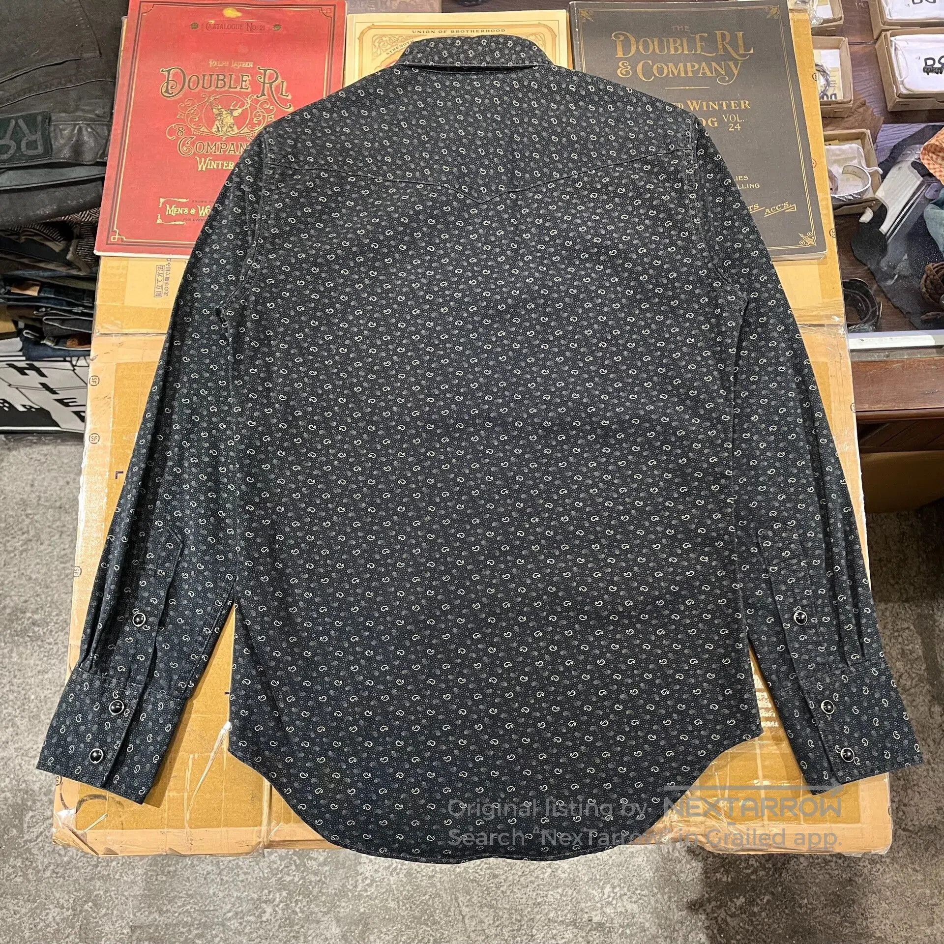 RRL Ralph Lauren RRL Double RL Bandana Western Shirt. Size US XS / EU 42 / 0 - 3 Thumbnail