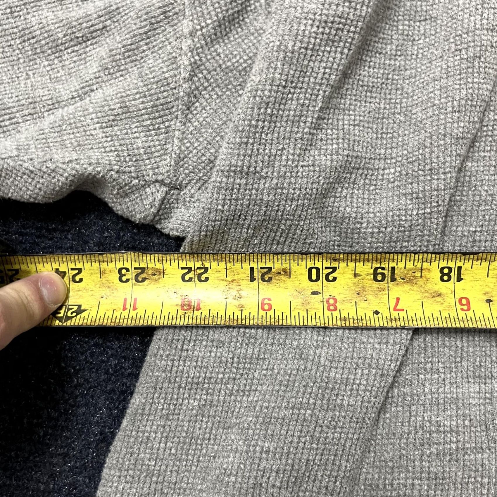 Vintage VINTAGE Purdue Henley Shirt Mens XL Gray Thermal Waffle Knit Long Sleeve Cotton Size US XL / EU 56 / 4 - 4 Thumbnail