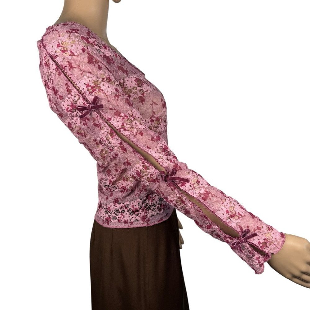 Free People NWT New Free People Winter Wonderland Dahlia Combo Top Only Size S / US 4 / IT 40 - 4 Thumbnail