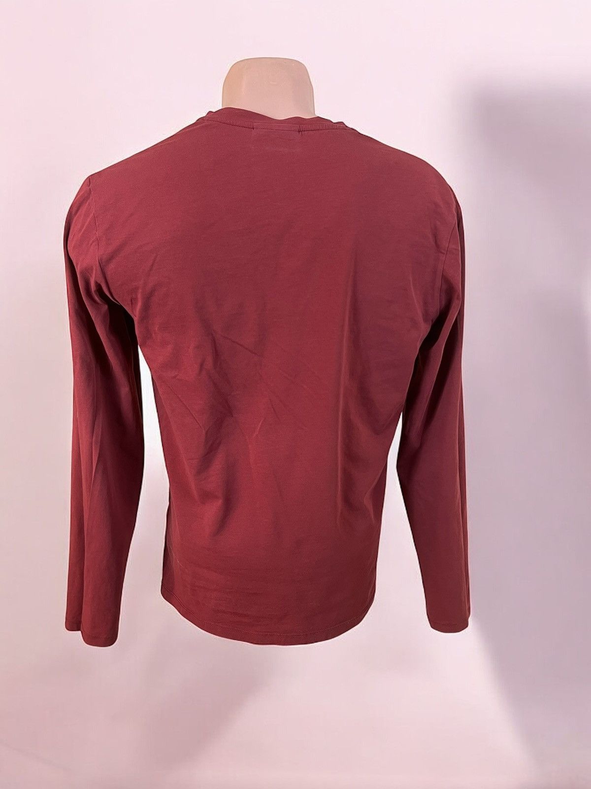 Hugo Hugo Burgundy Longsleeve T-Shirt Size M Size US M / EU 48-50 / 2 - 3 Thumbnail