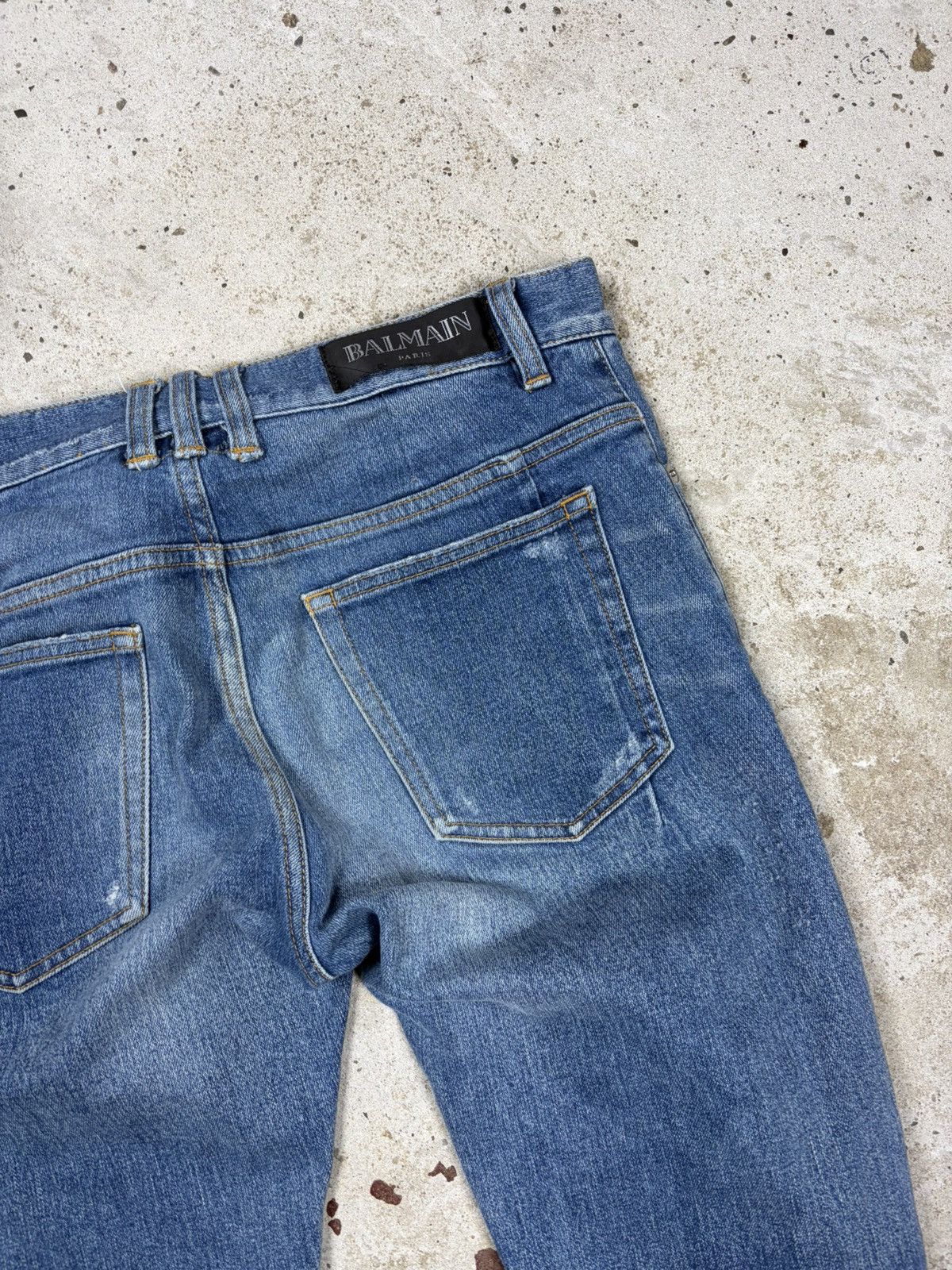 Balmain Balmain Paris Distressed Style Jeans Denim Pants Size US 32 / EU 48 - 21 Thumbnail