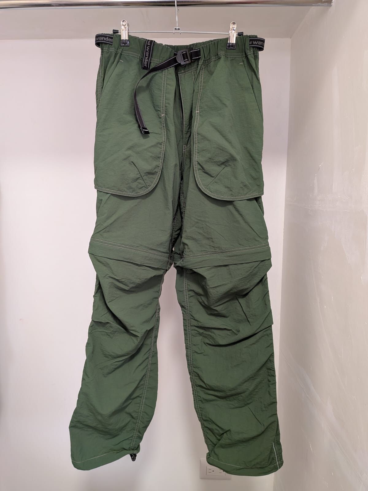 And Wander And Wander - Ny Taffeta Hiker 2 Way Pants in Dark Green L Size US 32 / EU 48 - 1 Thumbnail