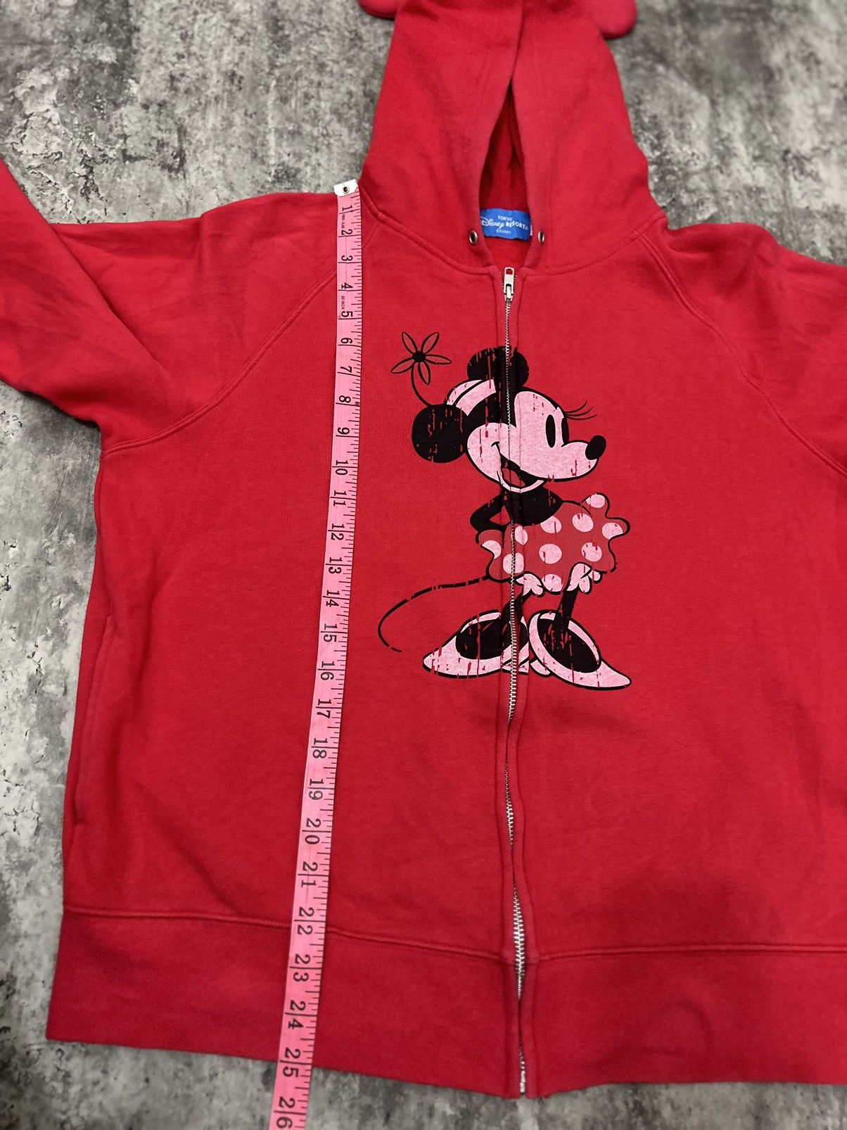 Disney × Japanese Brand × Mickey Mouse Disney Resort Tokyo Mini mouse Zip hoodie Size US L / EU 52-54 / 3 - 11 Thumbnail
