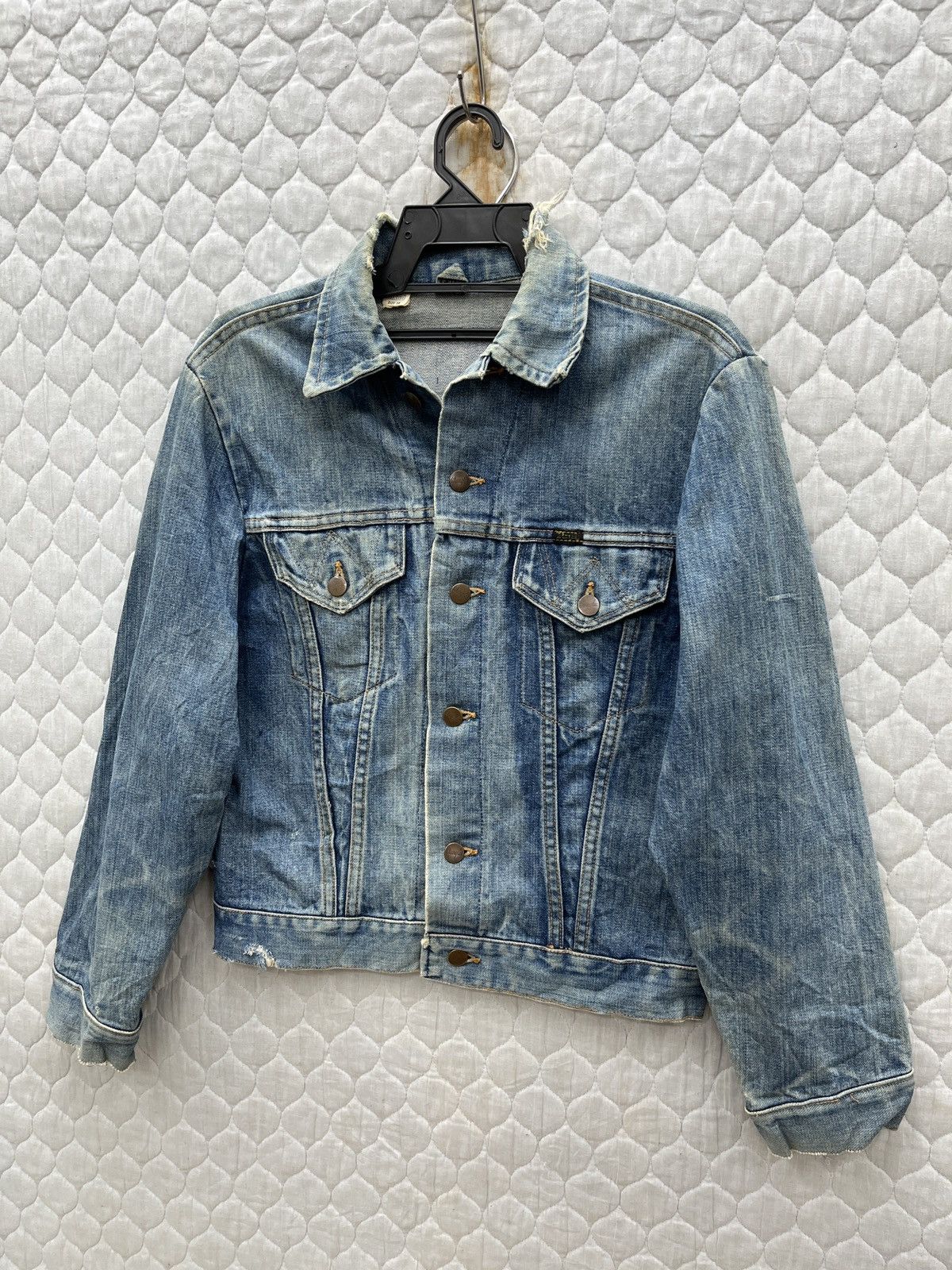 Vintage 🔥🔥🔥STEALS VTG WRANGLER DENIM JACKET Size US S / EU 44-46 / 1 - 2 Thumbnail