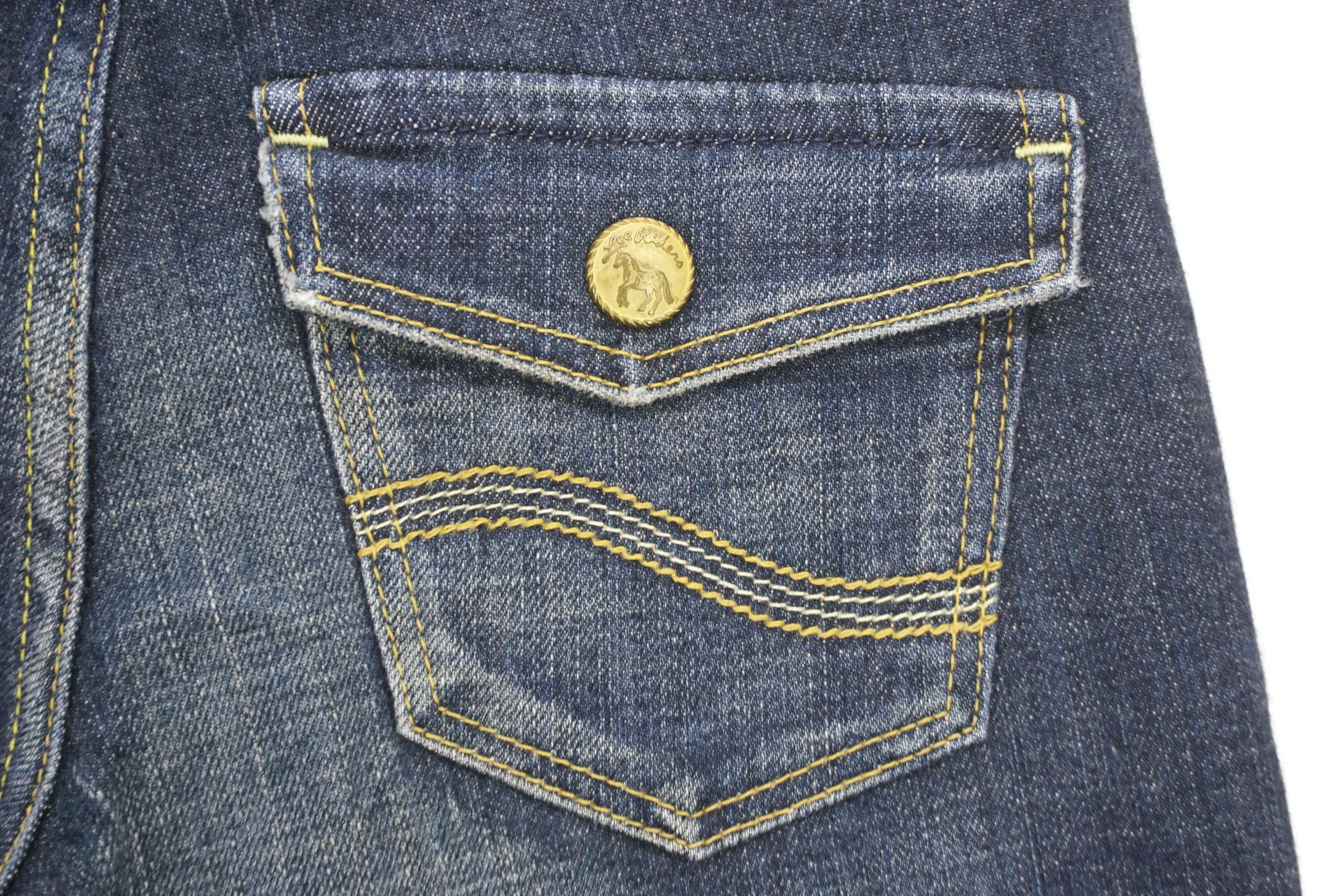 Lee Riders Jeans fits W27xL30 Low Rise Bootcut Baker Denim Size 24" / US 00 / IT 34 - 7 Thumbnail
