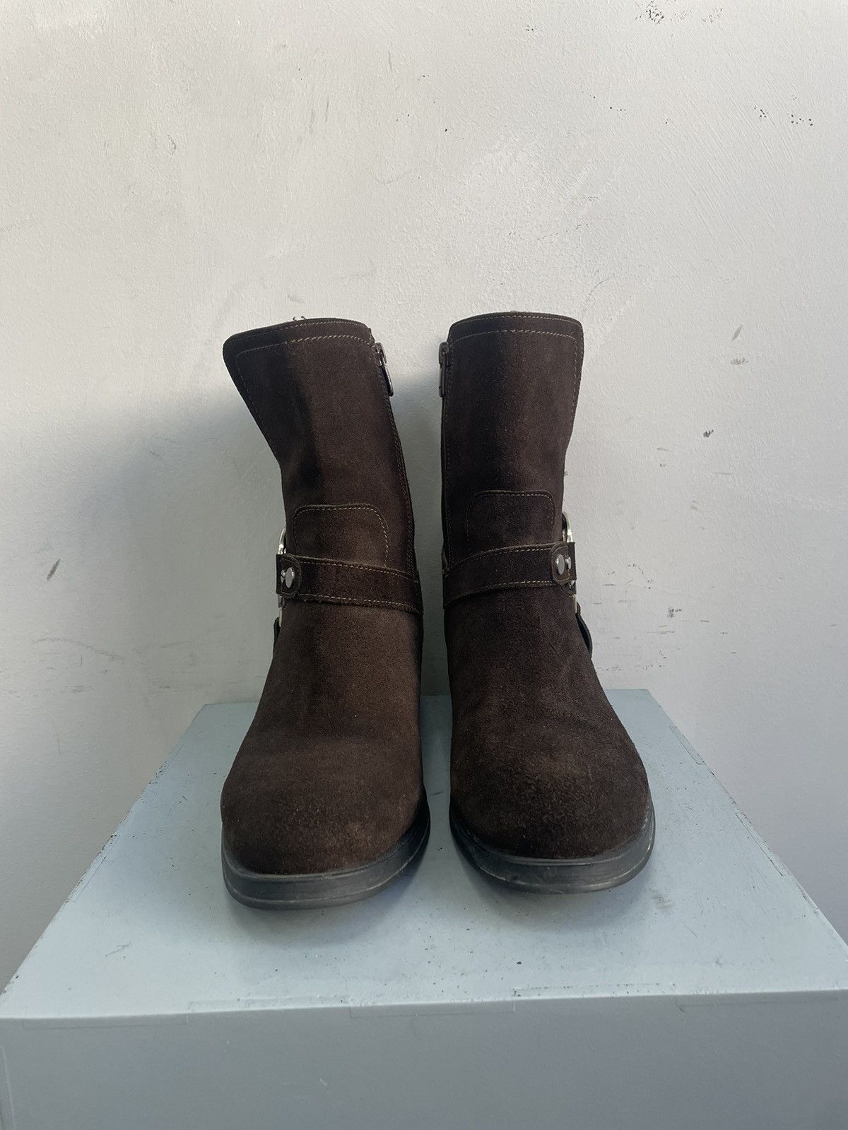 John Galliano John Galliano suede ankle archive boots avant garde Size US 8 / EU 41 - 6 Thumbnail