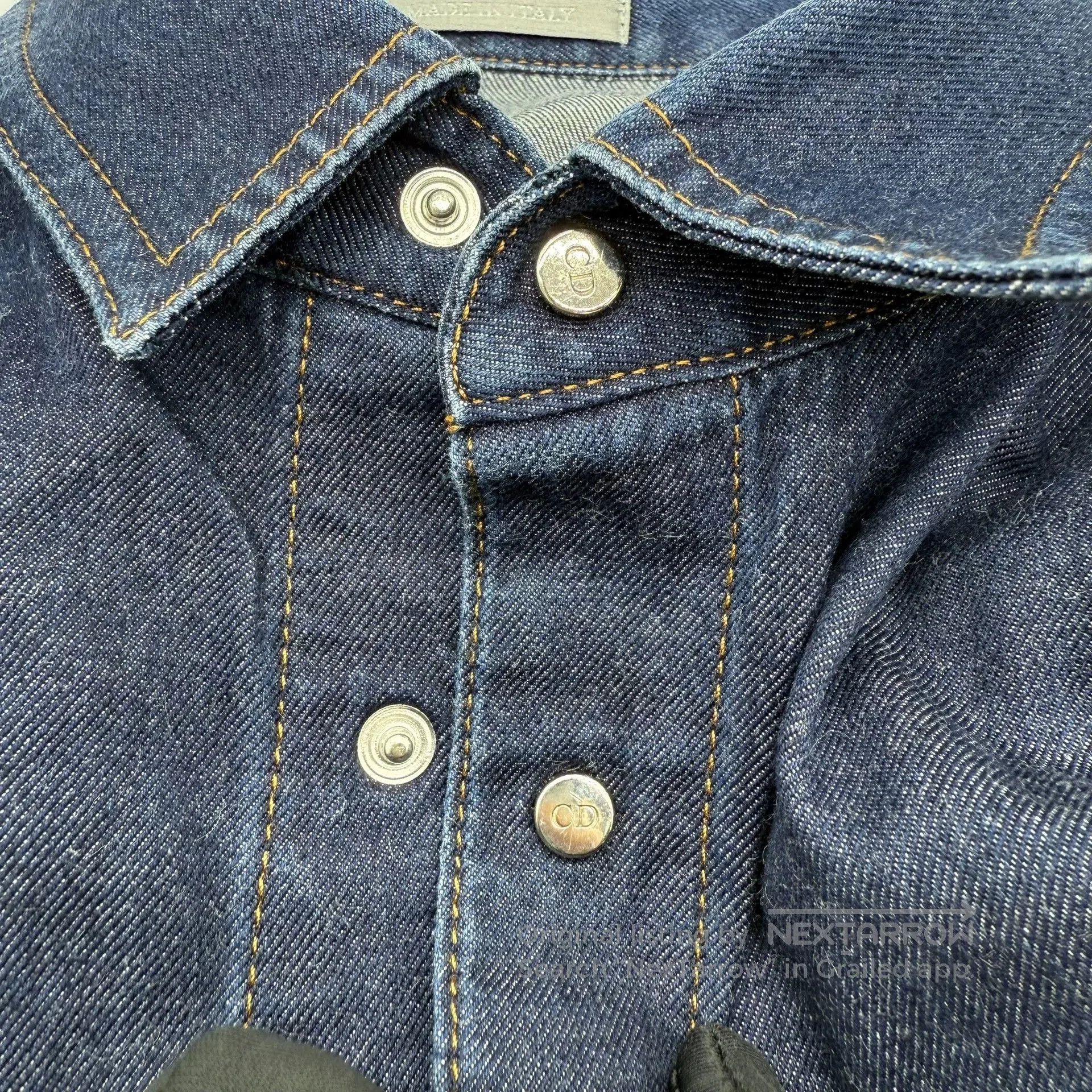 Dior dior logo cotton denim long sleeve shirt. Size US M / EU 48-50 / 2 - 4 Thumbnail