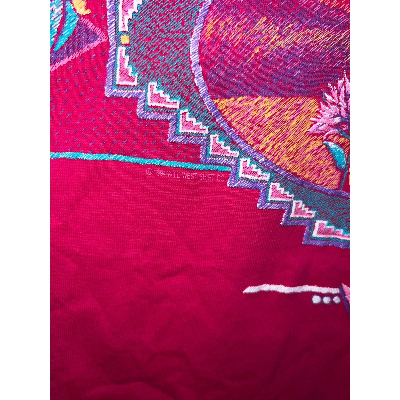 Jerzees Vintage California Shirt Desert Flower Pink Tee VTG 90s L Size US L / EU 52-54 / 3 - 5 Thumbnail