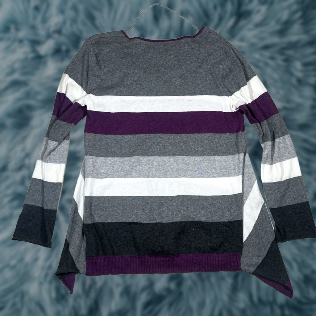 Vintage Style & Co Sweater Petite Large Womens Pullover Gray Shirt Size L / US 10 / IT 46 - 1 Thumbnail