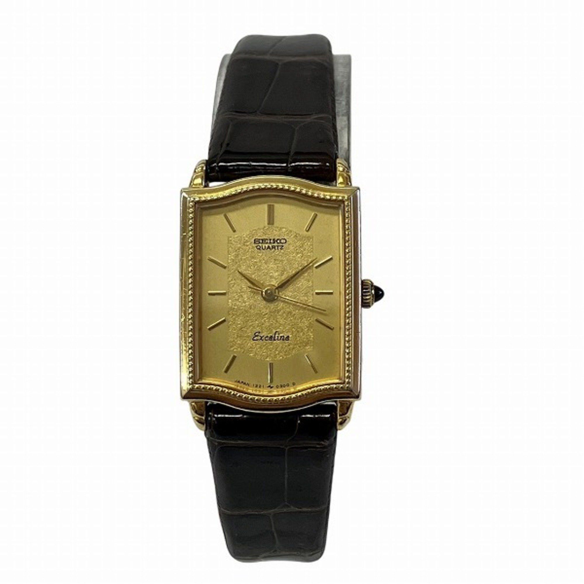 SEIKO エクセリーヌ 14K×SS 1221-5170　金　腕時計 SEIKO エクセリーヌ 14K×SS 1221-5170 金 腕時計 - メルカリ