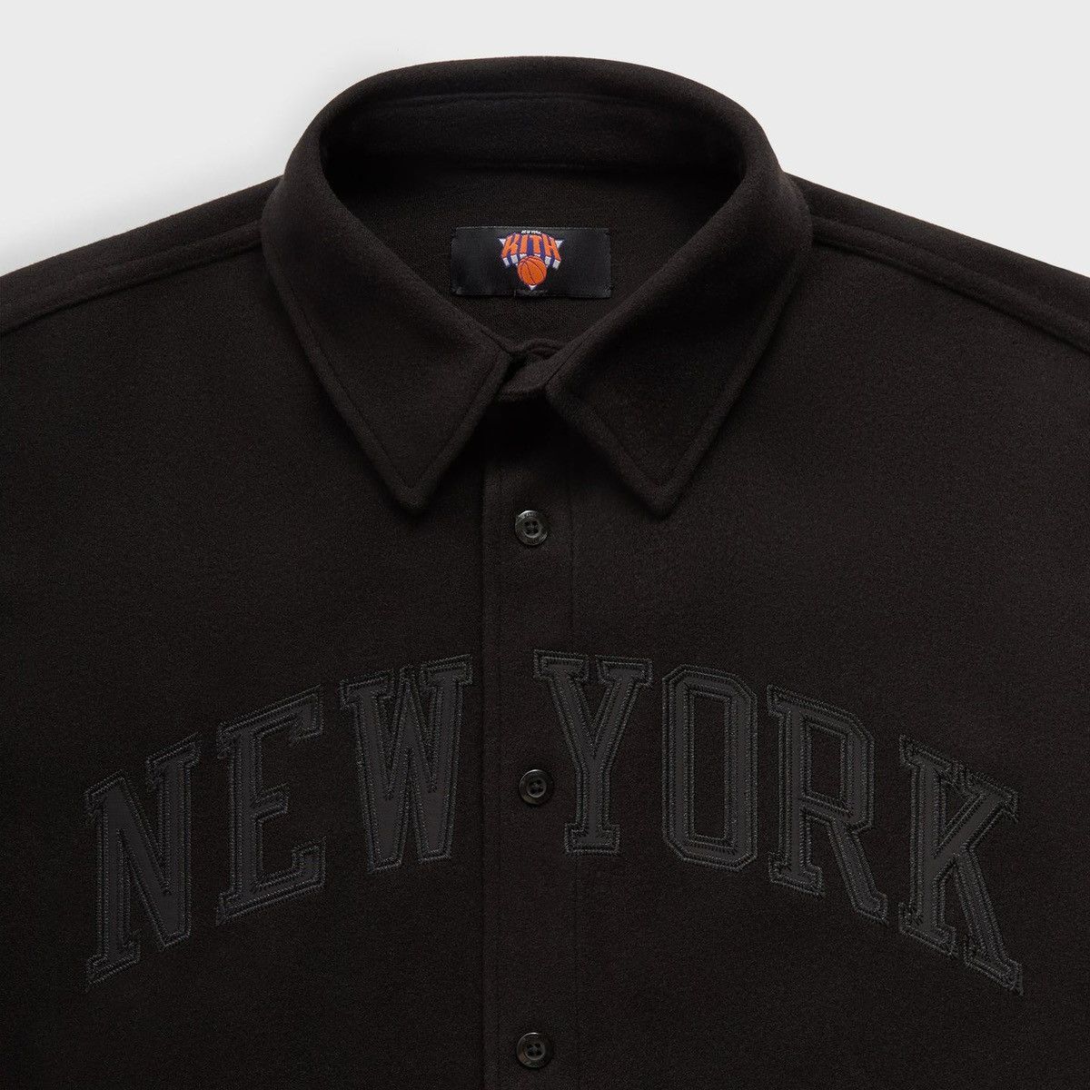 Kith Kith for the New York Knicks Felted Apollo Shirt Black Sz XL Size US XL / EU 56 / 4 - 4 Thumbnail