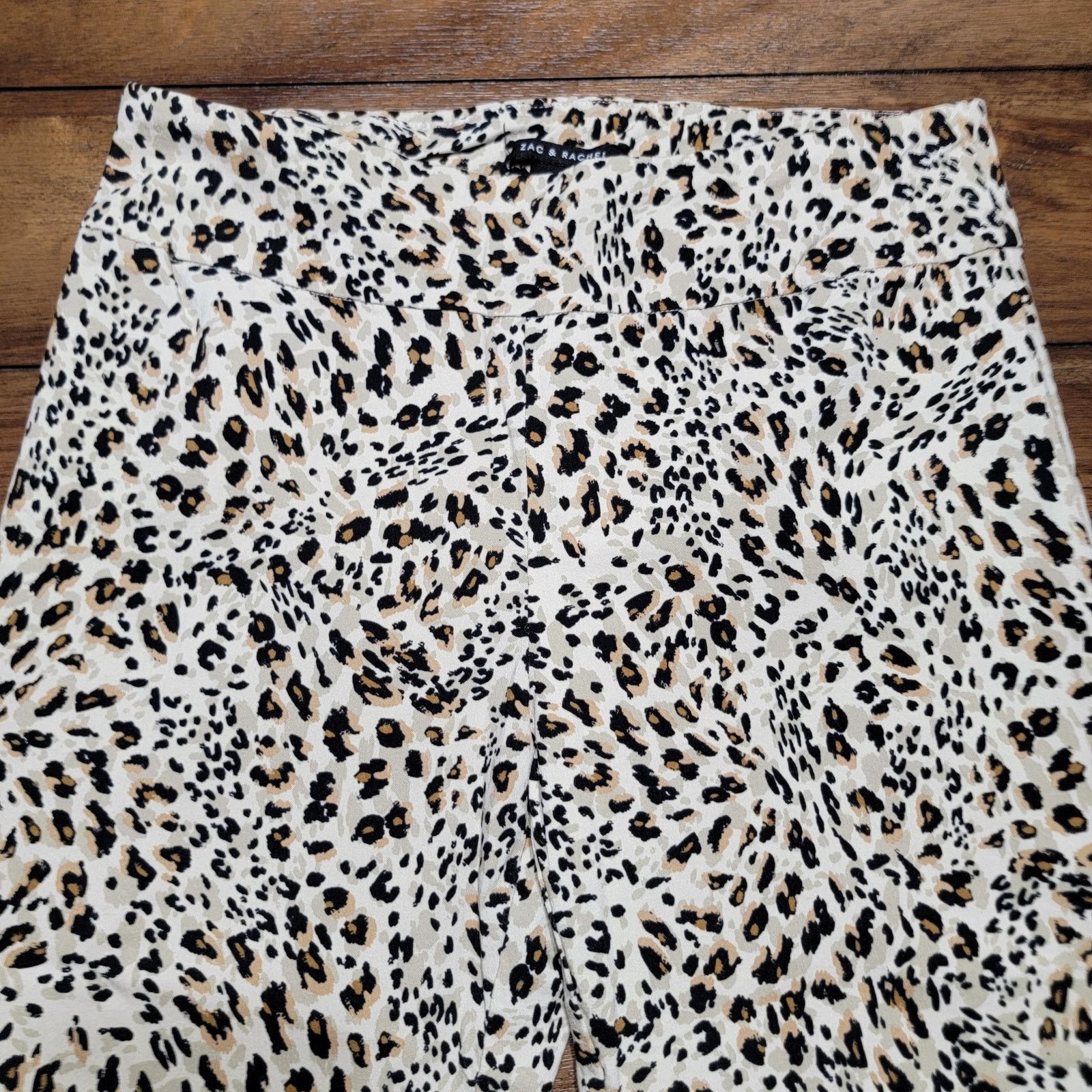 Other Zac & Rachel Cheetah Print Pull-On Capris - Size 14 Size 36" / US 14 / IT 50 - 2 Thumbnail
