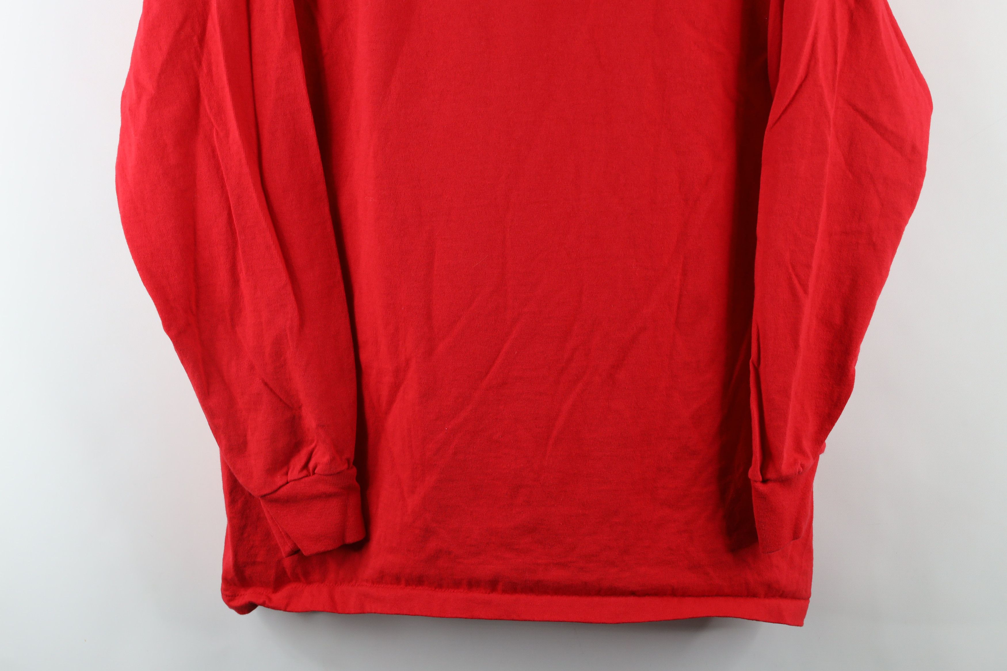 Vintage Vintage 90s University Mock Neck Long Sleeve T-Shirt USA Size US L / EU 52-54 / 3 - 3 Thumbnail