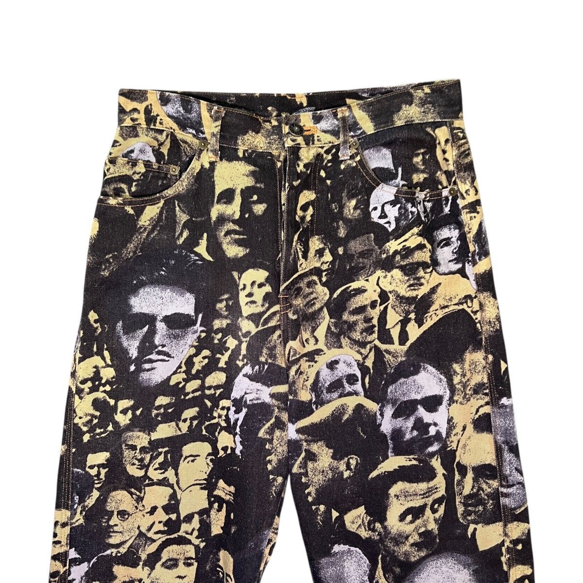 Jean Paul Gaultier Jean Paul GAULTIER 1992AW Face Printed Vest & Pants Set-up Size US 44 / EU 60 - 14 Thumbnail