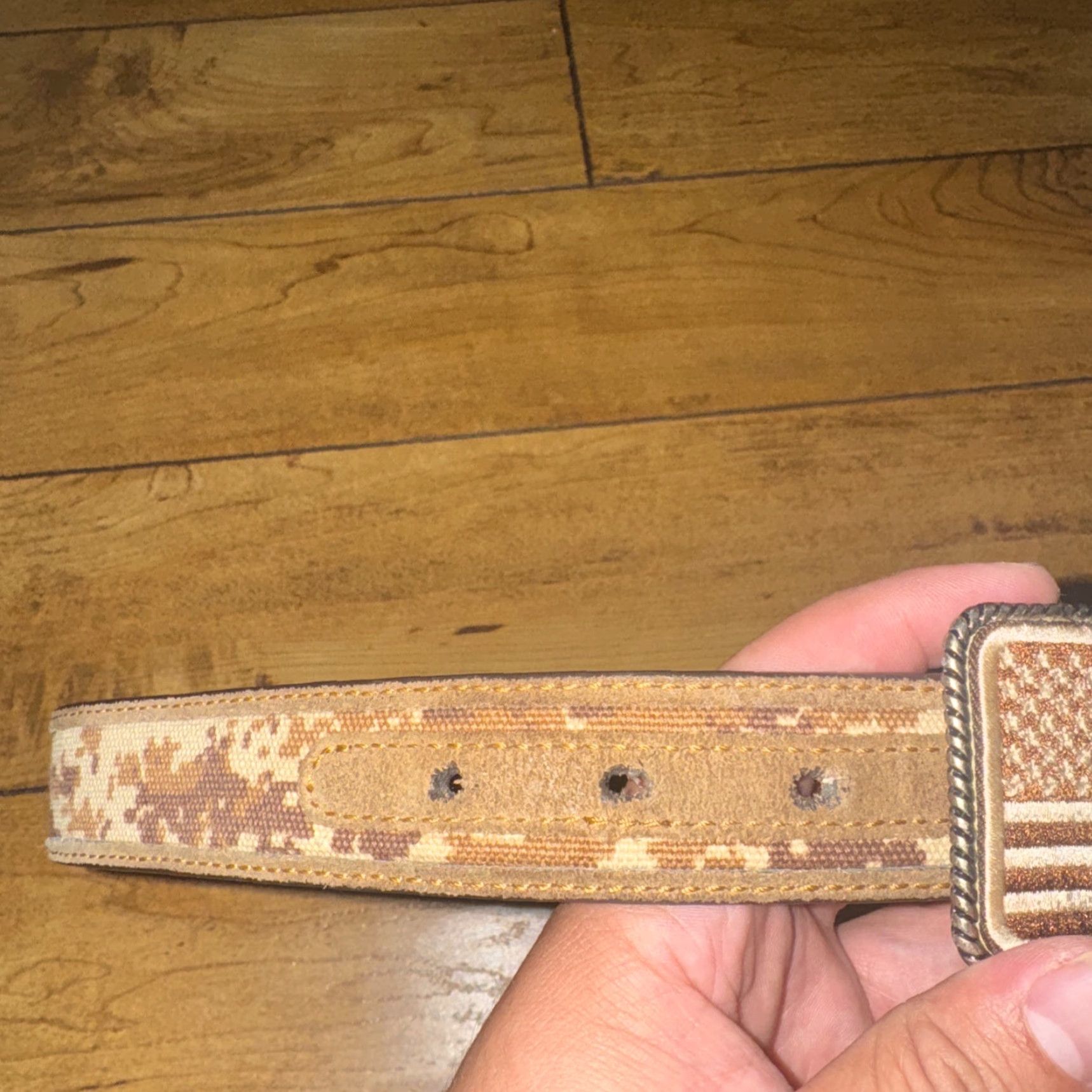 Ariat Ariat Digi Camo Belt Men Belt Multicolor 30 Colorful 29-30 Size 30 - 3 Thumbnail