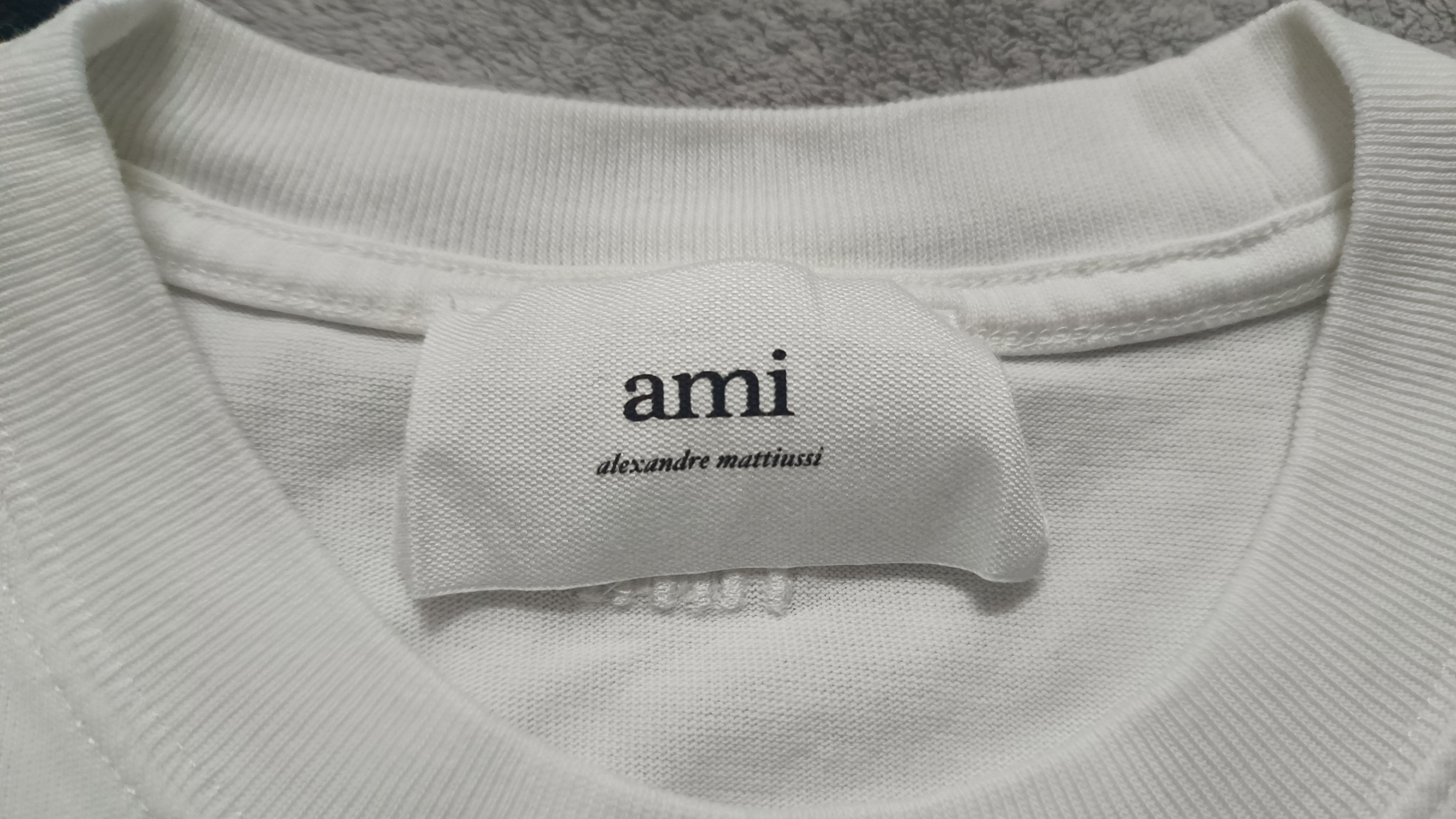 AMI 🔥🔥 Ami De Coeur Boxy White Tee Size US XS / EU 42 / 0 - 4 Thumbnail