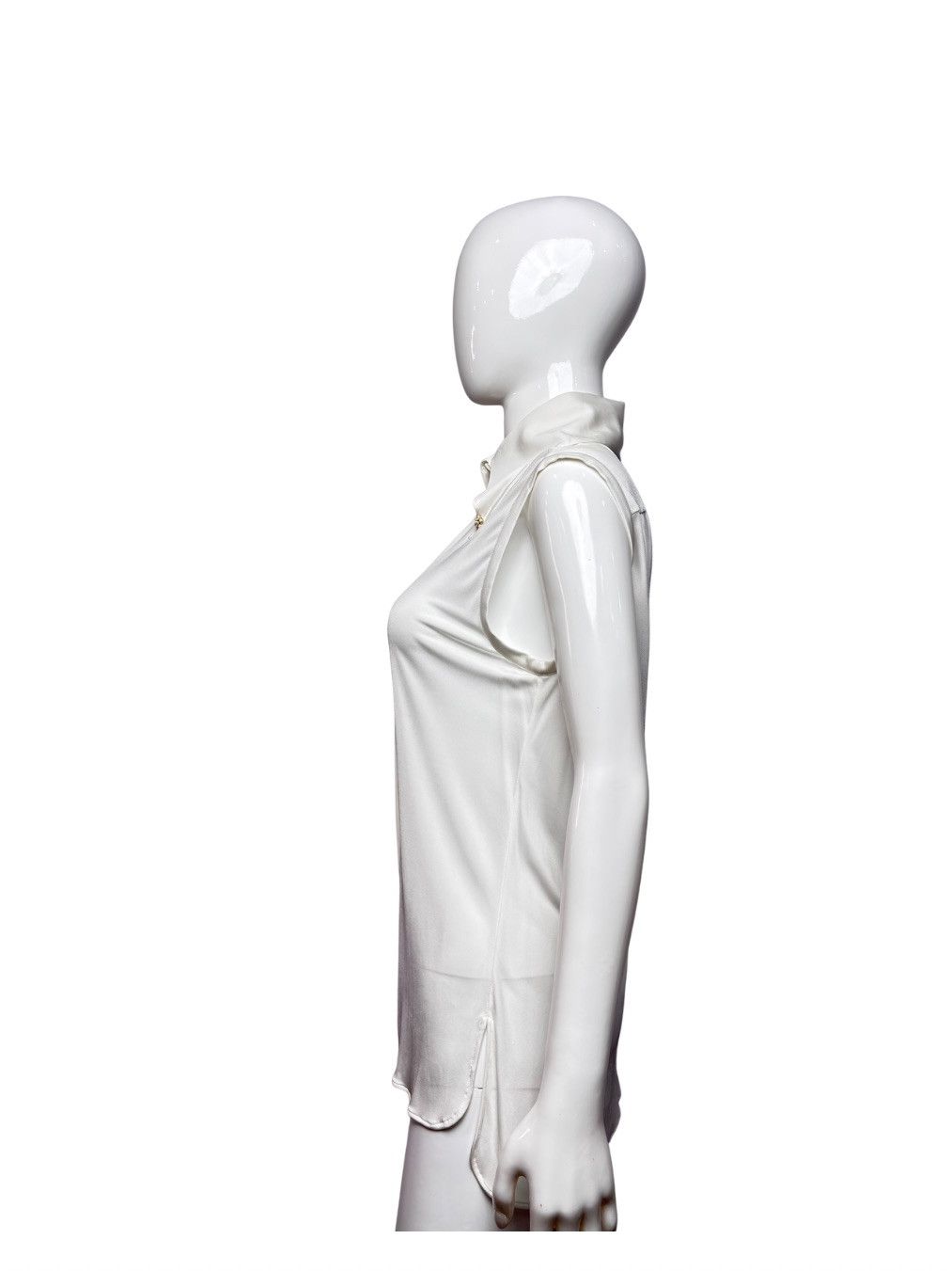 Chanel Chanel Sleeveless Viscose Blouse Size S / US 4 / IT 40 - 2 Thumbnail