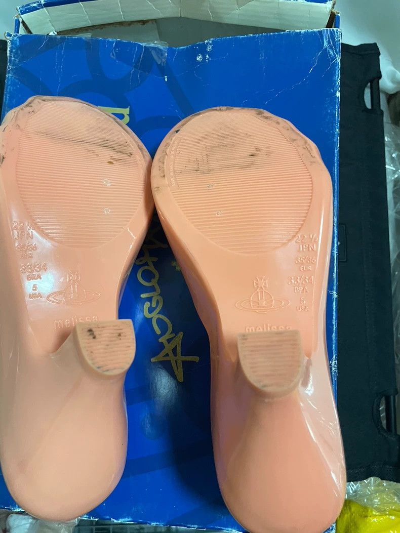 Vivienne Westwood Vivienne Westwood Salmon Pink Mary Jane Heels Size US 5 / IT 35 - 4 Thumbnail