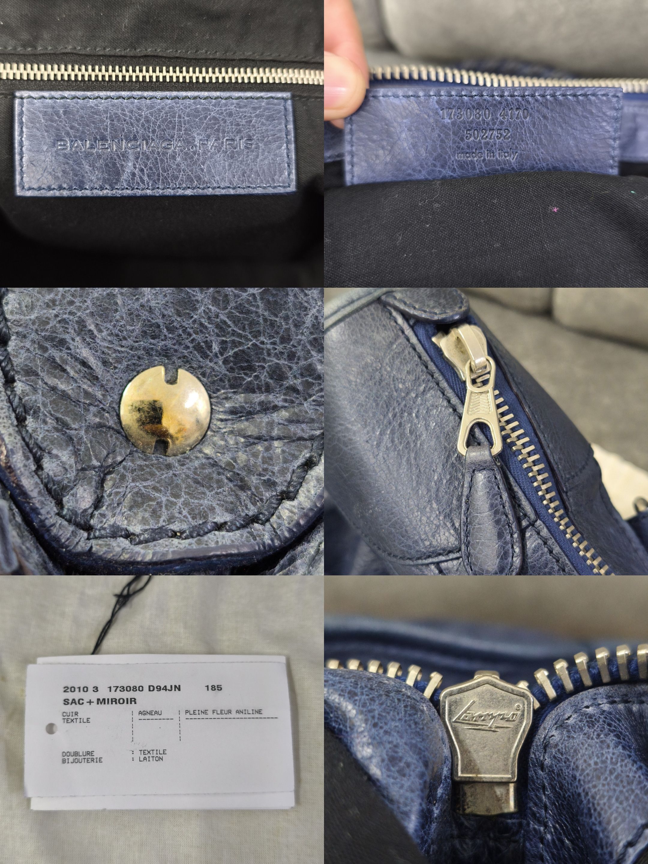 Balenciaga Balenciaga 2000s - Work City Motorcycle Bag Lambskin Size ONE SIZE - 15 Thumbnail