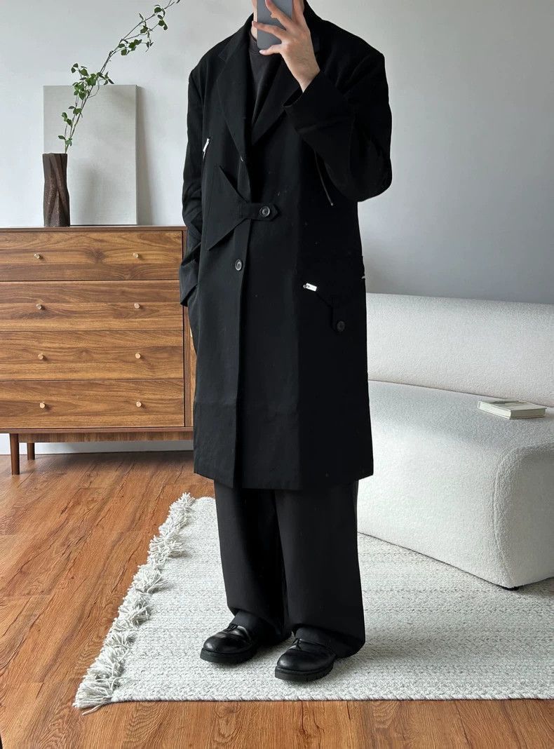 Yohji Yamamoto Yohji Yamamoto Yohji Yamamoto Multi-Pocket Zipper Coat Size US M / EU 48-50 / 2 - 3 Thumbnail