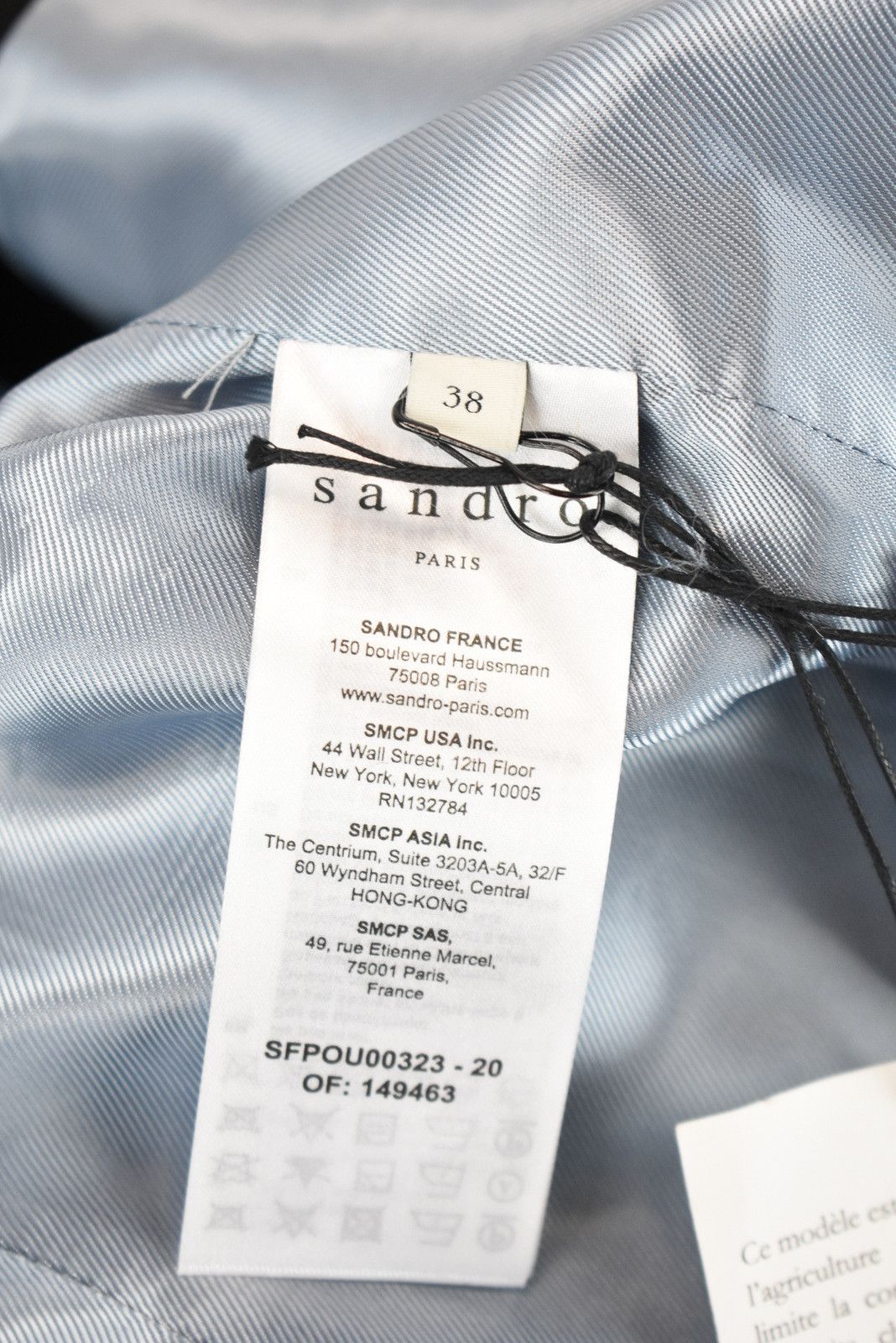 Sandro SANDRO Gulian Coat Women EU 38 Wool Blend Double Breasted Size M / US 6-8 / IT 42-44 - 7 Thumbnail