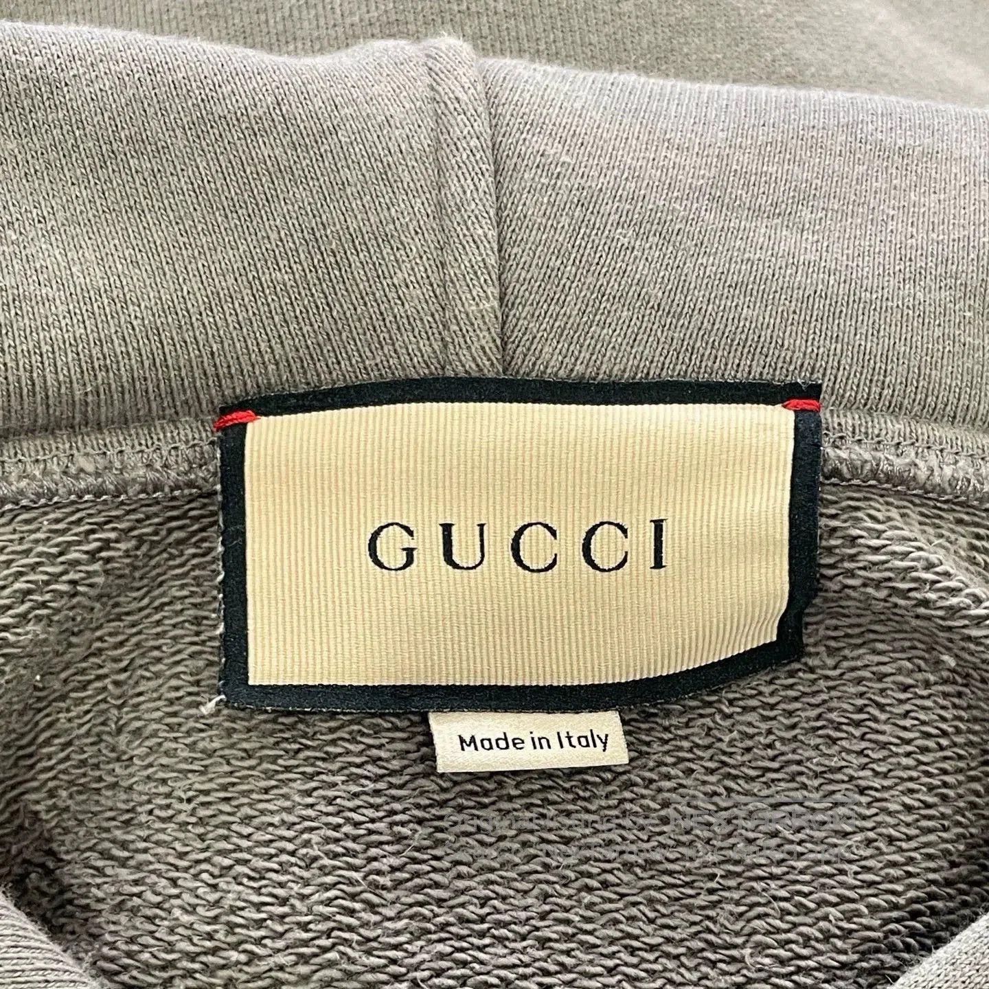 Gucci gucci gray brown hooded sweatshirt size xs. Size US XS / EU 42 / 0 - 5 Thumbnail