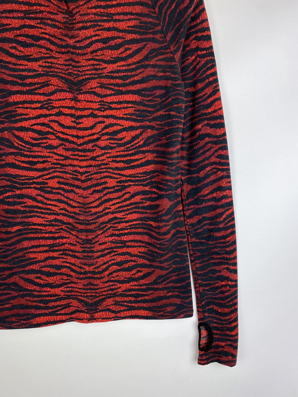 Kenzo Kenzo x H&M animal pattern high neck wool tunic blouse Size M / US 6-8 / IT 42-44 - 17 Thumbnail