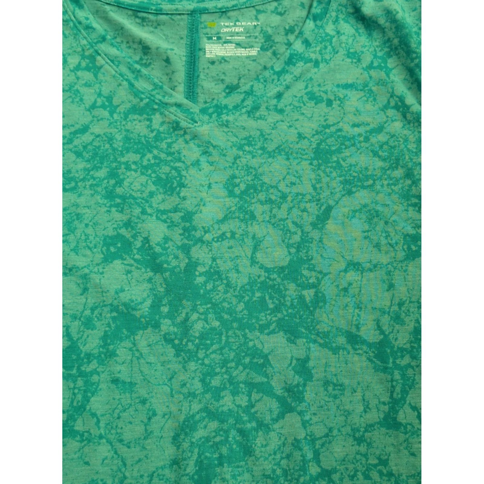 Tek Gear Tek Gear Shirt Womens Medium Green Athletic Dry Tek Gym Outdoors Ladies Shirt Women Short Sleeve Pullover Activewear Green Tek Gear Shirt Mens Womens Size M / US 6-8 / IT 42-44 - 2 Thumbnail