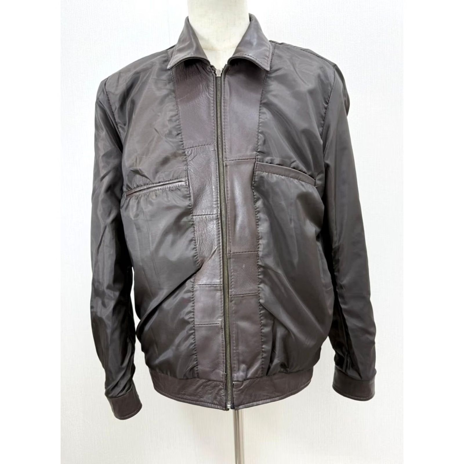Vintage Men's Italian Sheepskin Genuine Leather Jacket Brown XL Size US XL / EU 56 / 4 - 3 Thumbnail