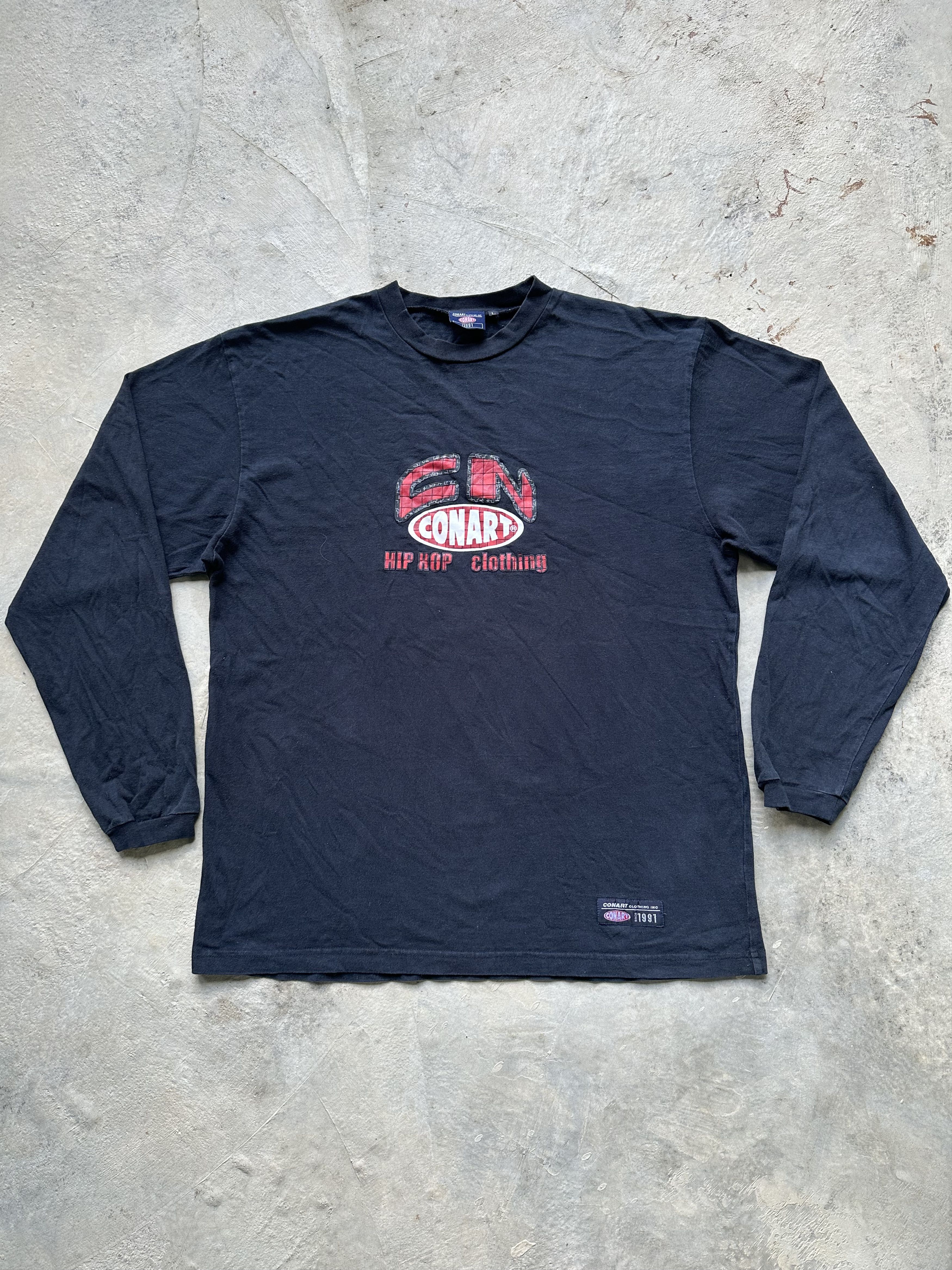Vintage Vtg Conart 1991 HipHop Clothing Power Black Mind Is Endless Size US L / EU 52-54 / 3 - 1 Thumbnail