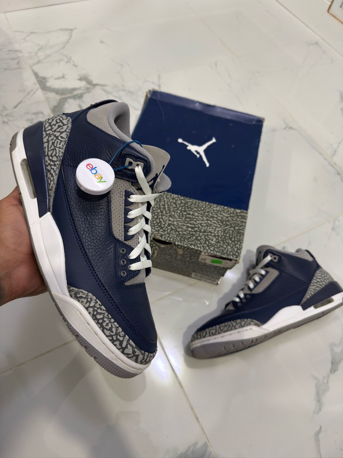 Jordan Brand Jordan 3 Georgetown Size US 10.5 / EU 43-44 - 1 Thumbnail