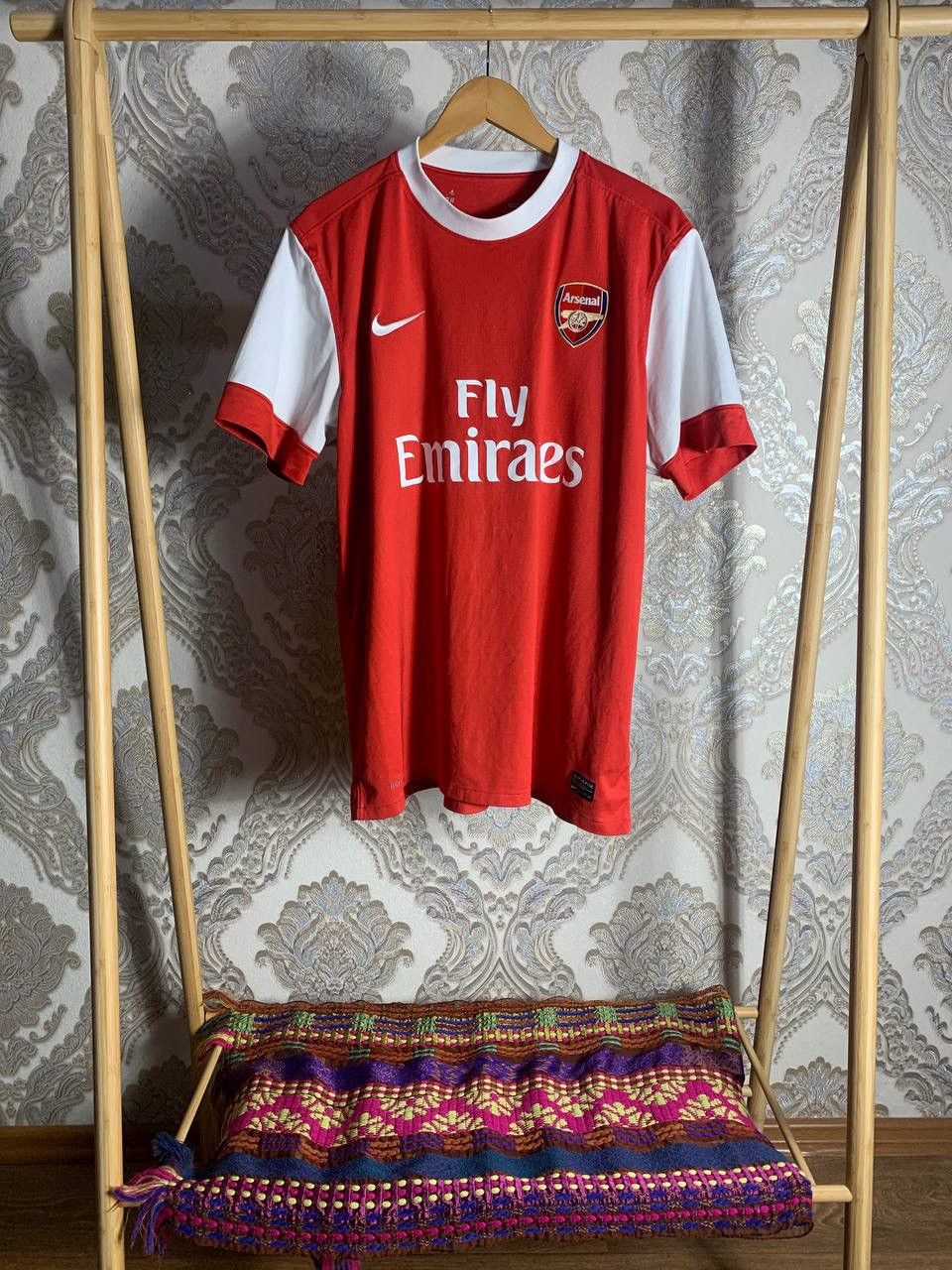 VERY RARE NIKE FC ARSENAL LONDON ENGLAND SOCCER JERSEY Y2K