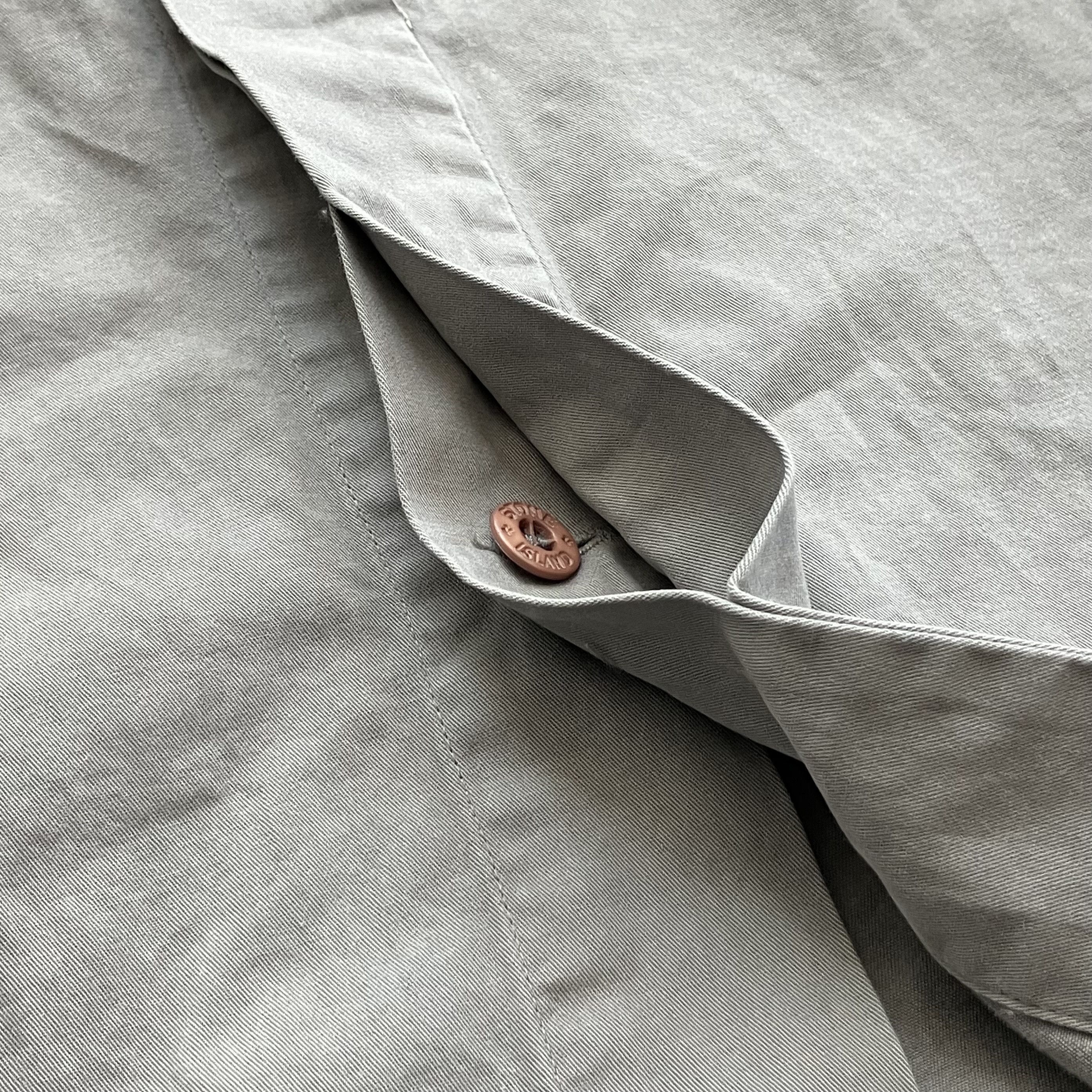 Stone Island Stone Island Vintage Zip Pocket Button Down LS Shirt L Gray Size US L / EU 52-54 / 3 - 6 Thumbnail