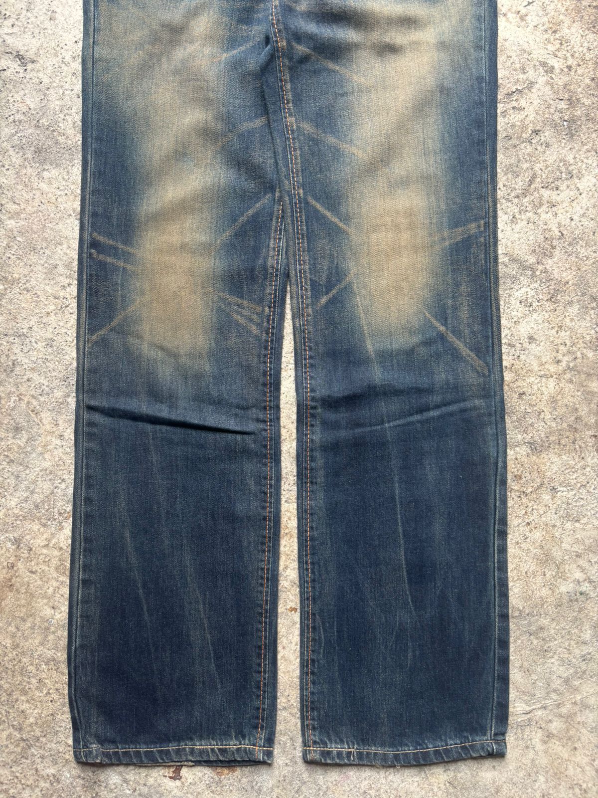 Japanese Brand 2000s Japanese Edwin Rusty Mud Wash Jeans Size US 28 / EU 44 - 3 Thumbnail