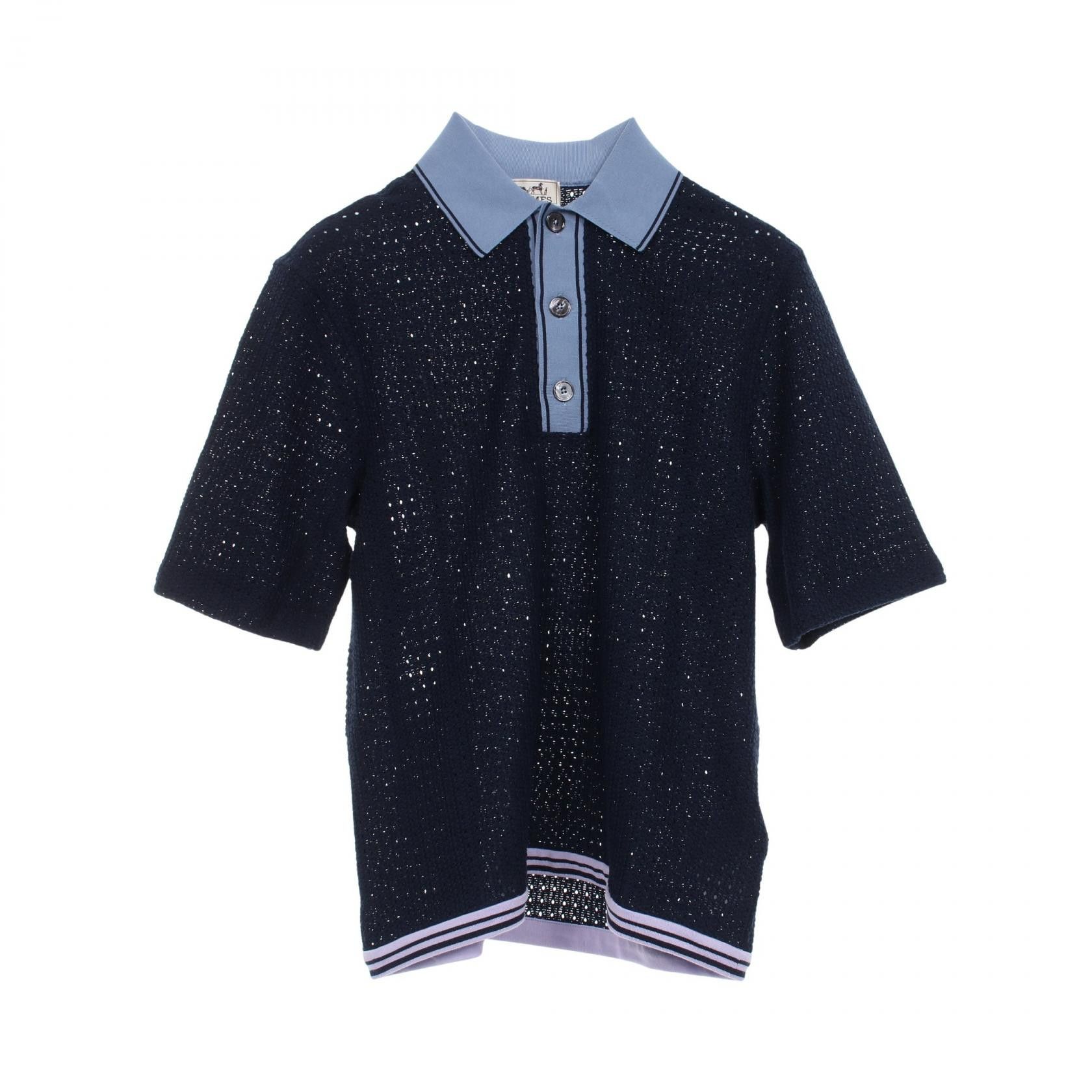 Hermes Hermes Hermes Polo Shirt Cotton Top Cotton Tops Size ONE SIZE - 1 Thumbnail