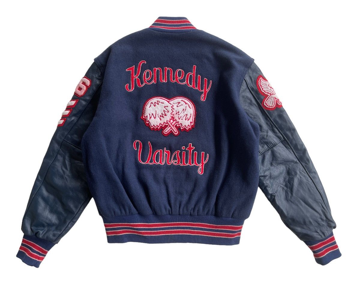 Delong Vintage 70s Delong Kennedy Varsity Jacket Size US M / EU 48-50 / 2 - 3 Thumbnail