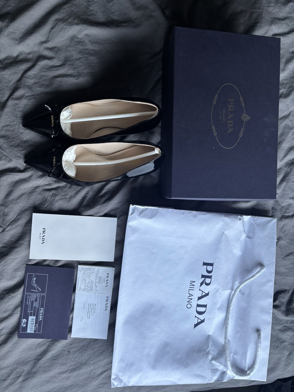 Prada Prada Black Patent Leather Pumps - Brandnew condition Size US 7.5 / IT 37.5 - 2 Thumbnail