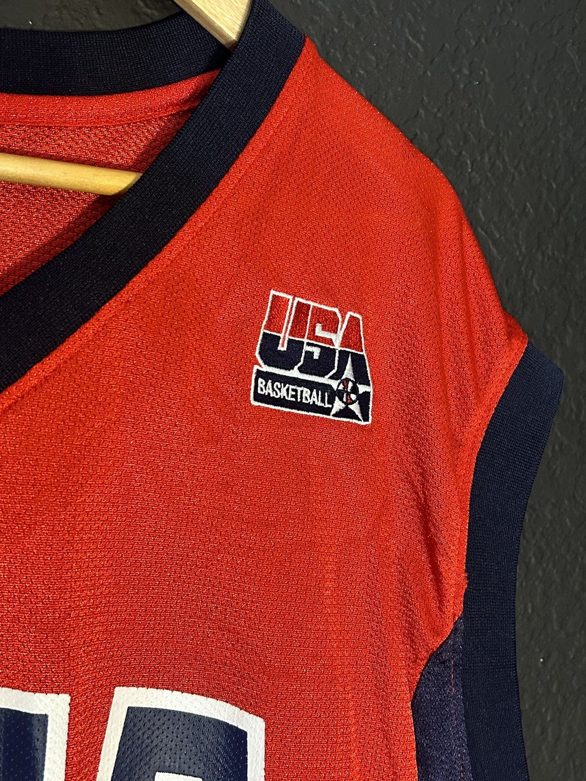 Reebok Vintage 2000s Reebok Team Usa Dwyane Wade #6 Size US XL / EU 56 / 4 - 4 Thumbnail