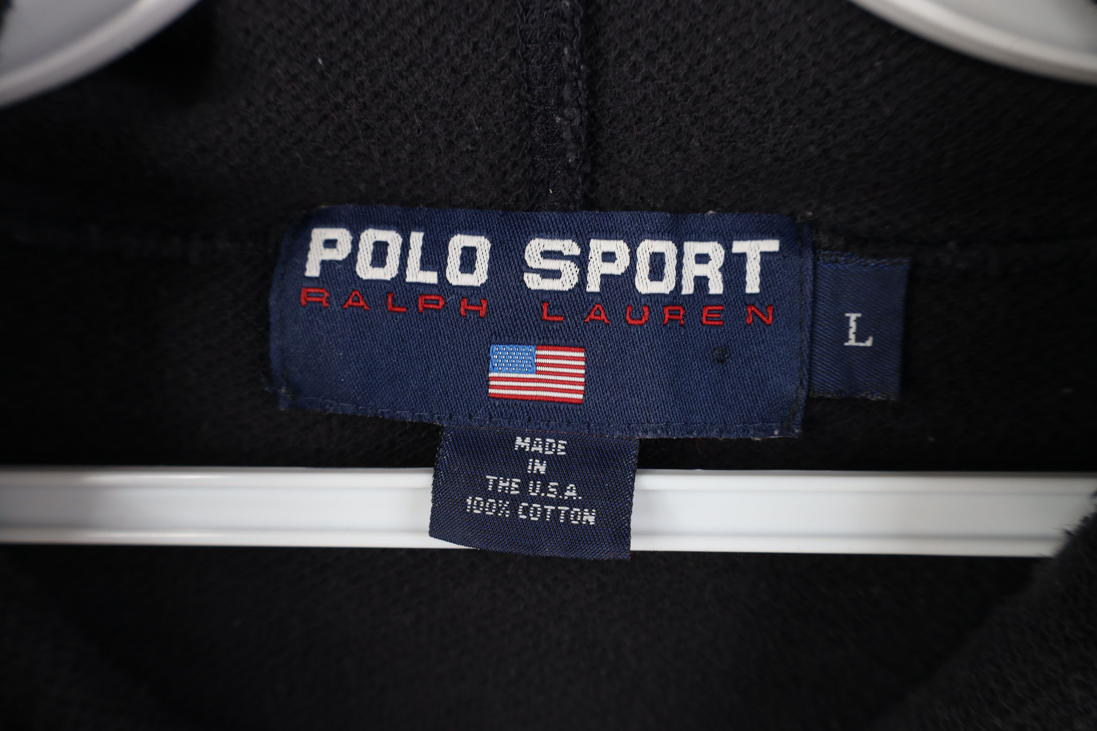 Ralph Lauren Vintage 90s Polo Sport Ralph Lauren Thermal Knit Hoodie USA Size US L / EU 52-54 / 3 - 6 Thumbnail