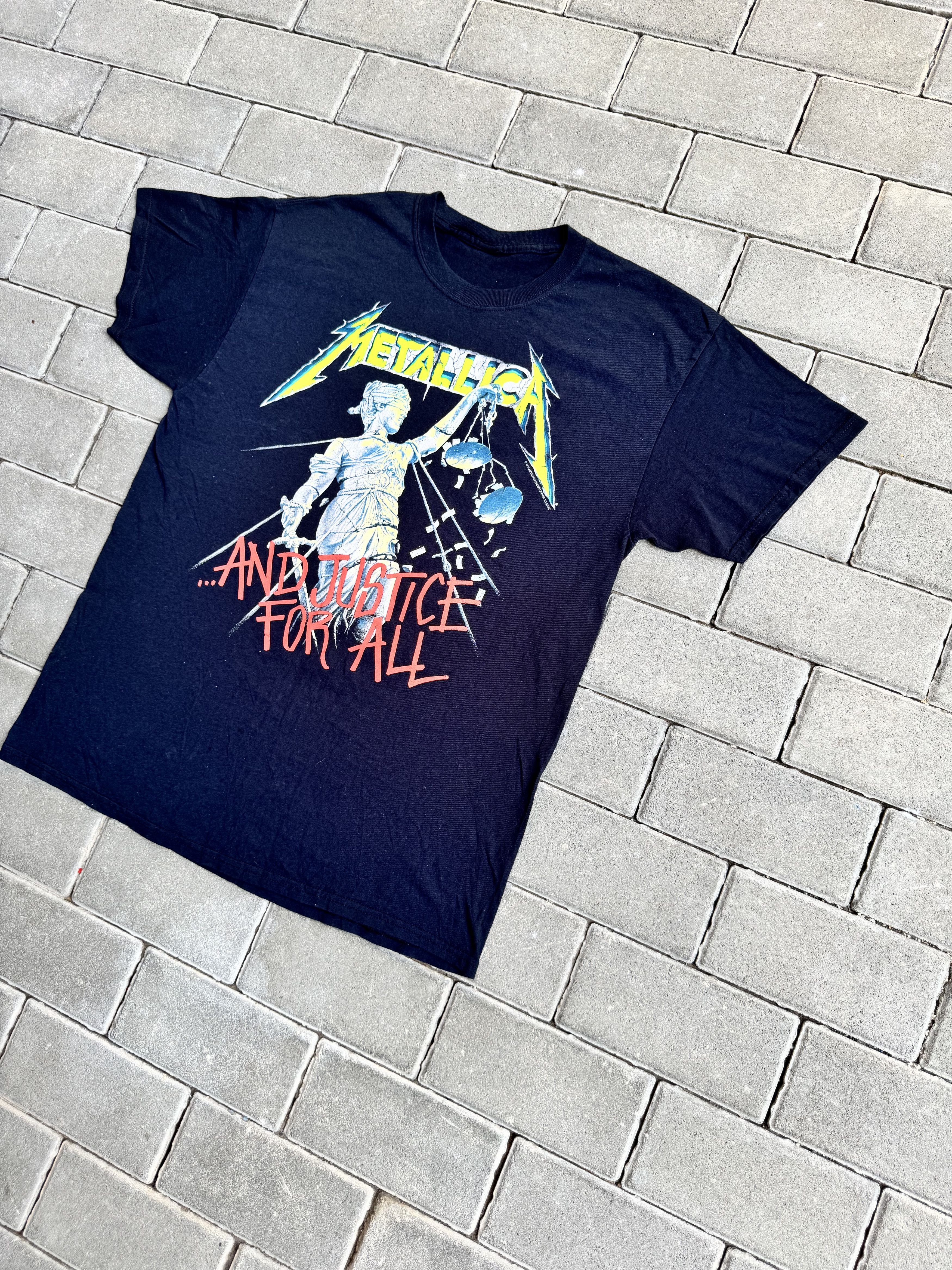 Metallica Vintage Metallica And Justice For All T-shirt 1994 Size US L / EU 52-54 / 3 - 3 Thumbnail