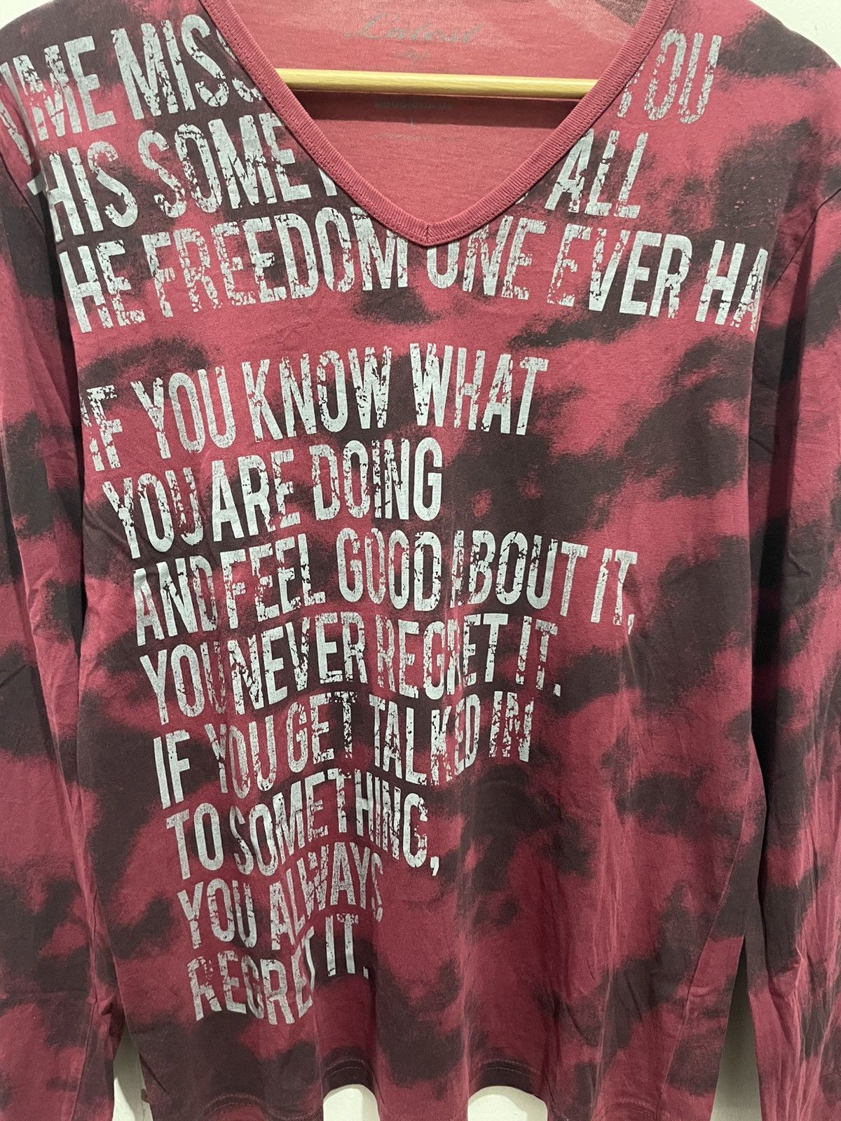 Hysteric Glamour × If Six Was Nine × Japanese Brand JAPANESE POEM IFSIX LGB STYLE LONG SLEEVE Size US L / EU 52-54 / 3 - 4 Thumbnail