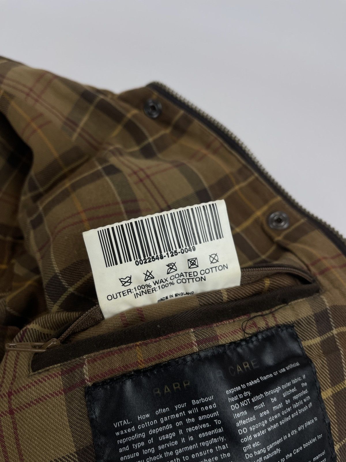 Barbour × Vintage Barbour Brown Wax Ladies Utility Jacket Size S / US 4 / IT 40 - 12 Thumbnail