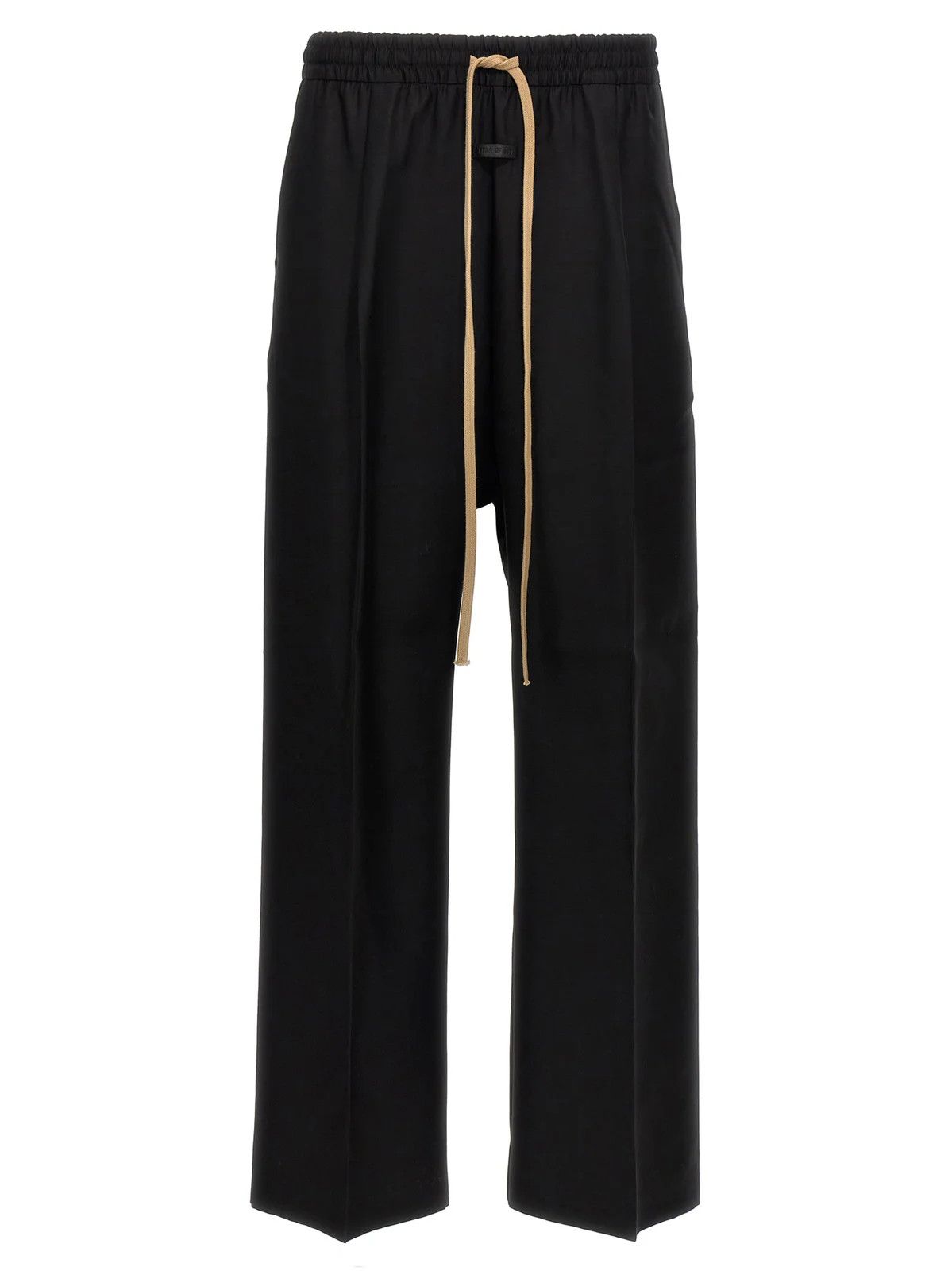 Fear of God o1s22i1n1024 Wide Wool And Silk Trousers in Black Size US 34 / EU 50 - 1 Thumbnail