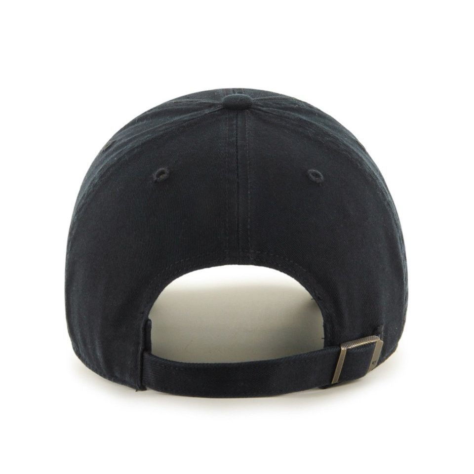 47 Brand New York Mets 47 Hat Black Clean Up Adjustable Strap Cap Size ONE SIZE - 2 Thumbnail